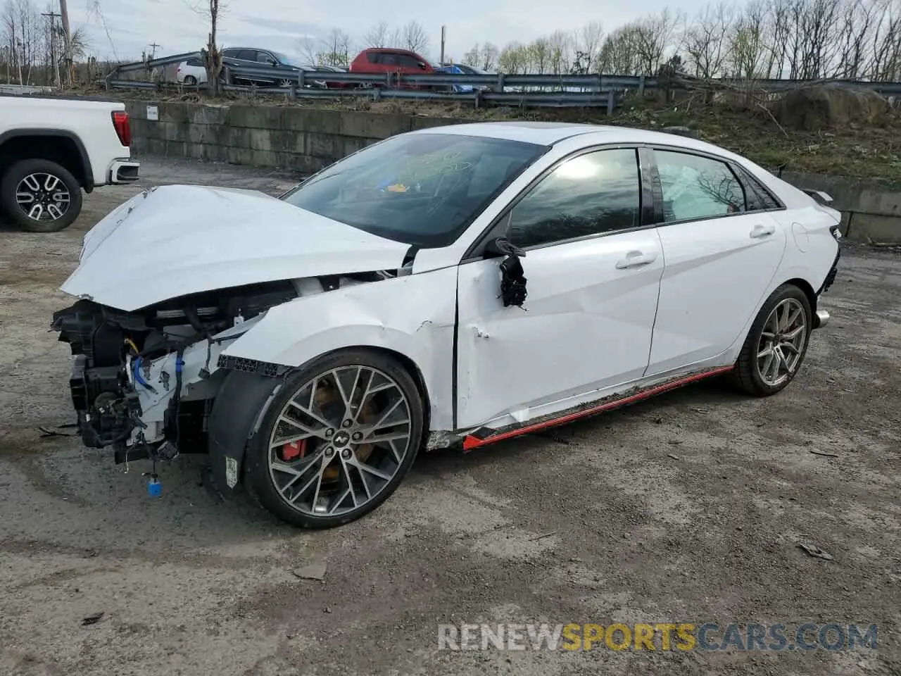 1 Фотография поврежденного автомобиля KMHLW4AK4NU001621 HYUNDAI ELANTRA 2022
