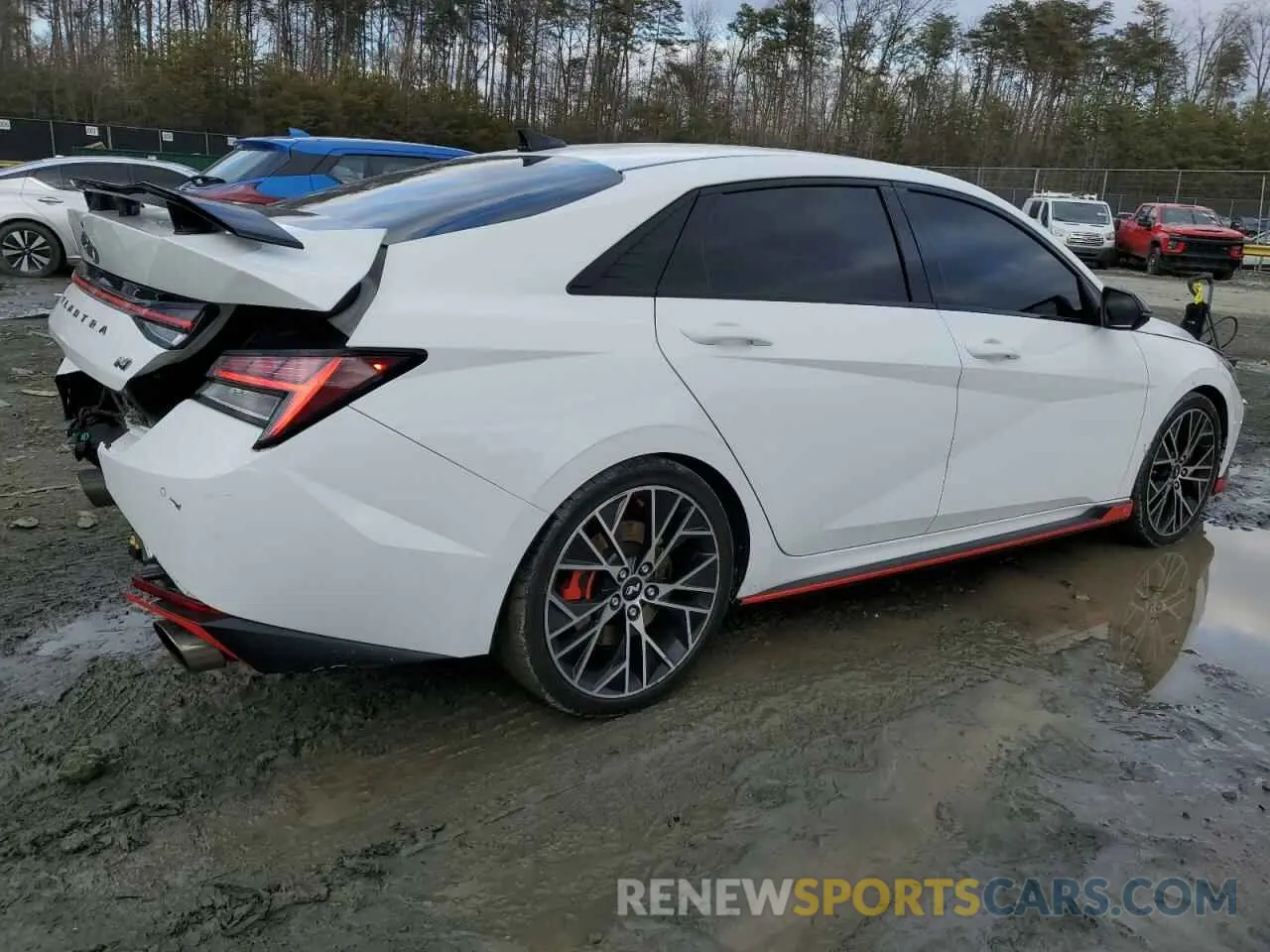3 Фотография поврежденного автомобиля KMHLW4AK9NU001551 HYUNDAI ELANTRA 2022