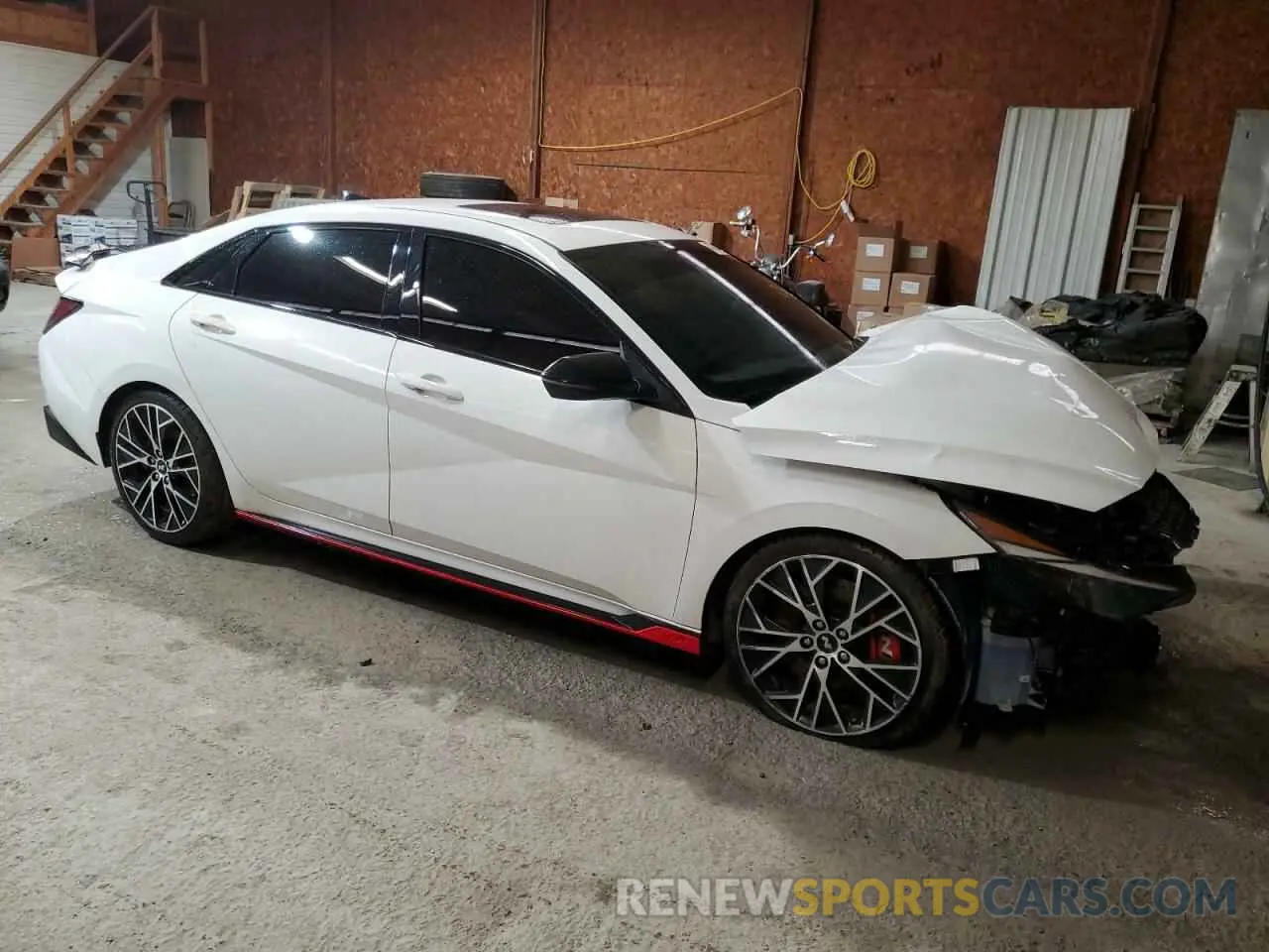 4 Фотография поврежденного автомобиля KMHLW4AK9NU006877 HYUNDAI ELANTRA 2022