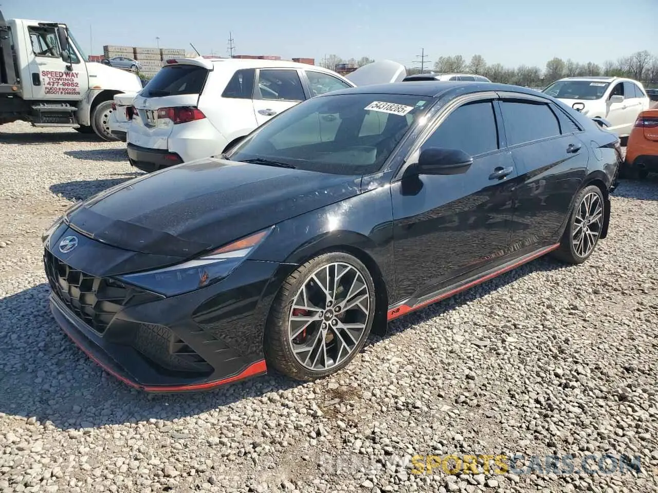 1 Photograph of a damaged car KMHLW4AK9NU008872 HYUNDAI ELANTRA 2022