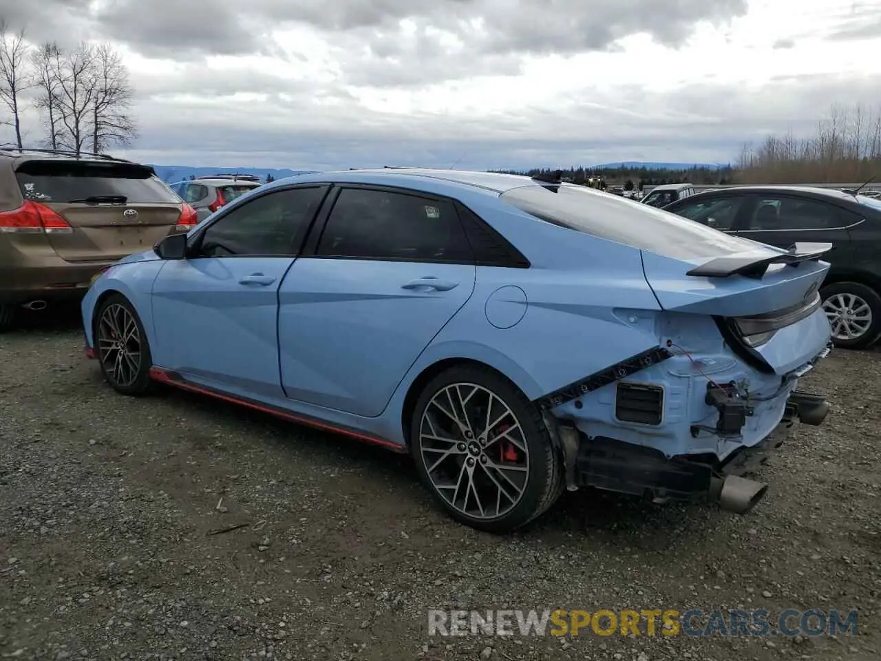 2 Photograph of a damaged car KMHLW4AKXNU001543 HYUNDAI ELANTRA 2022