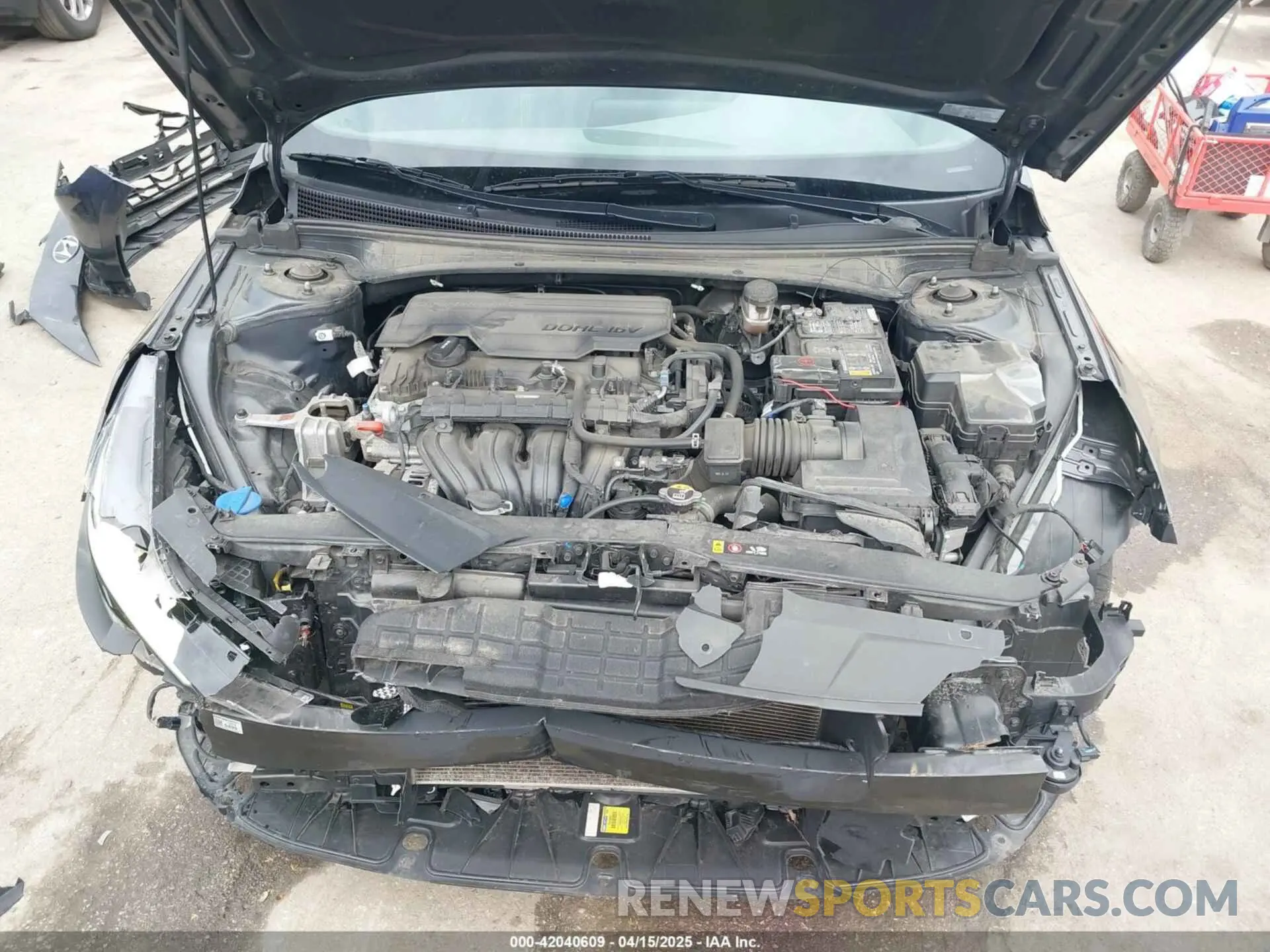 10 Photograph of a damaged car 5NPLL4AG4PH113342 HYUNDAI ELANTRA 2023