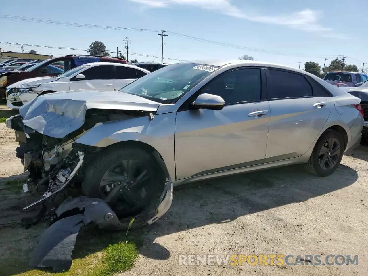 1 Photograph of a damaged car 5NPLM4AG1PH103400 HYUNDAI ELANTRA 2023