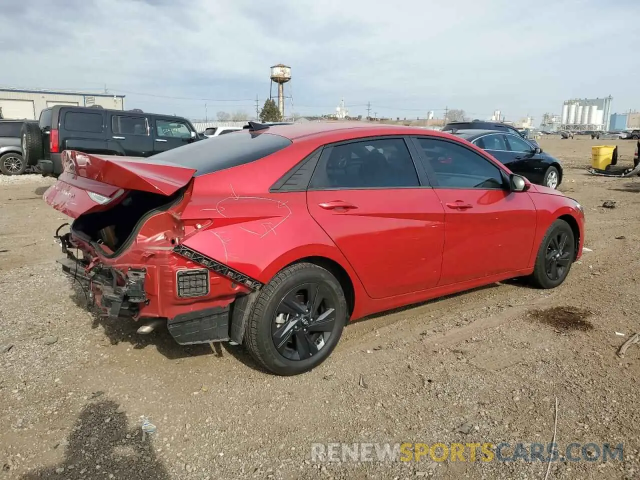 3 Фотография поврежденного автомобиля 5NPLM4AG3PH103981 HYUNDAI ELANTRA 2023