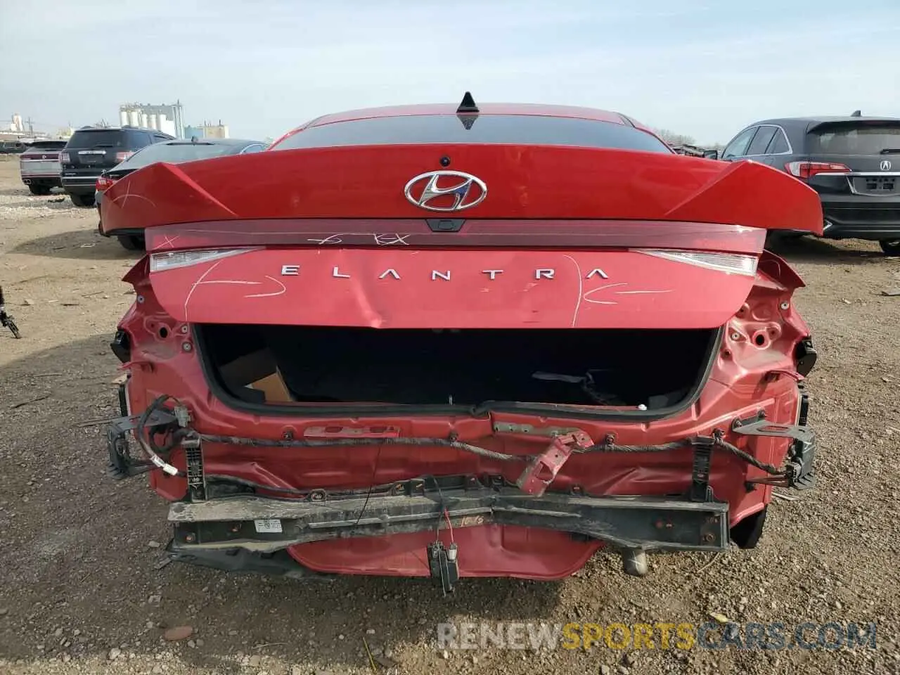 6 Фотография поврежденного автомобиля 5NPLM4AG3PH103981 HYUNDAI ELANTRA 2023