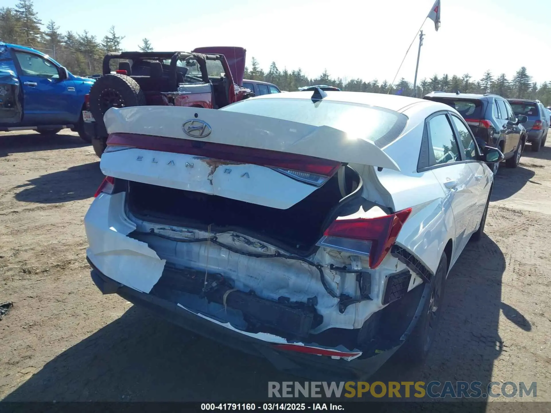 6 Photograph of a damaged car 5NPLM4AG4PH090979 HYUNDAI ELANTRA 2023