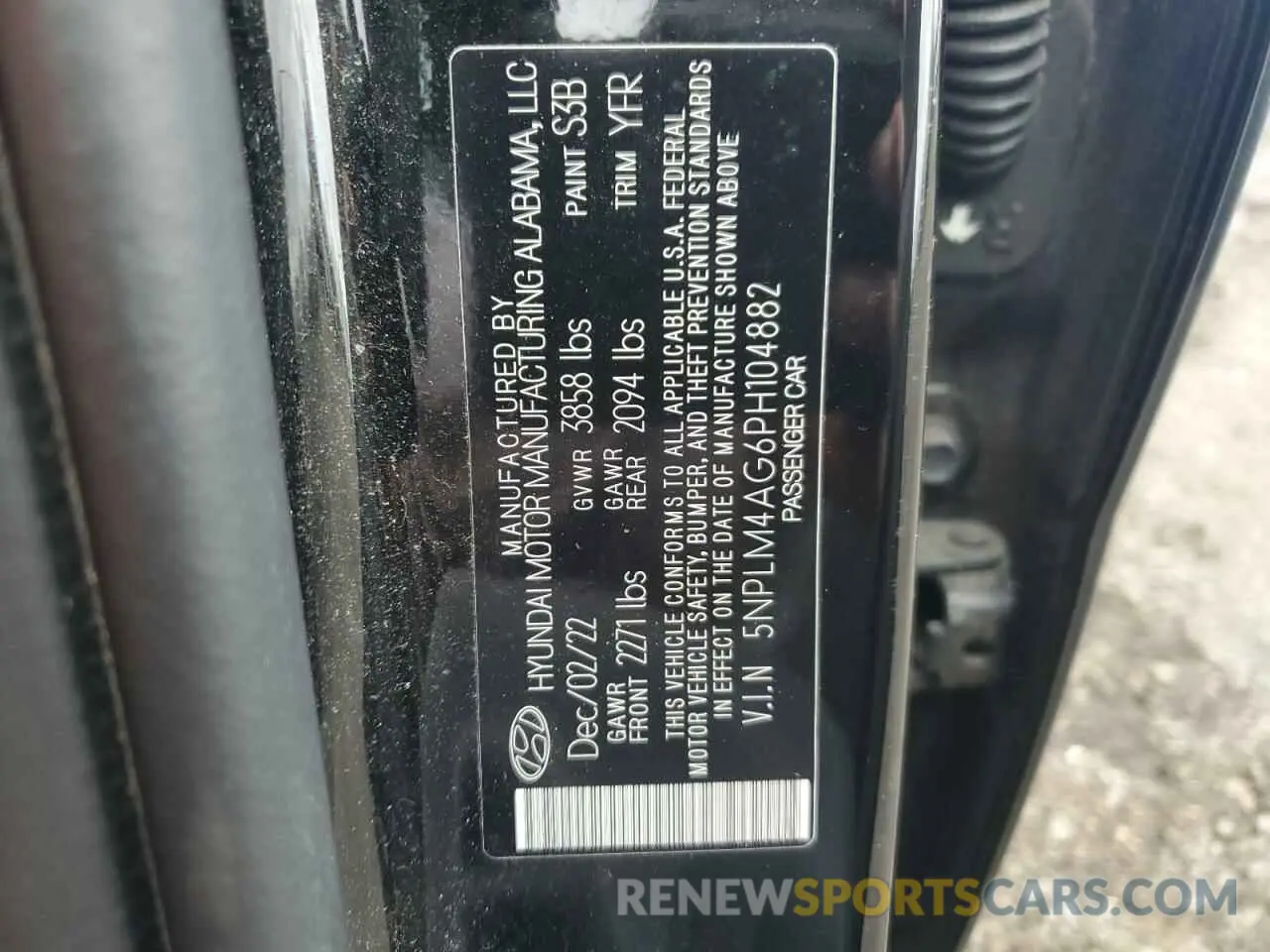 13 Фотография поврежденного автомобиля 5NPLM4AG6PH104882 HYUNDAI ELANTRA 2023
