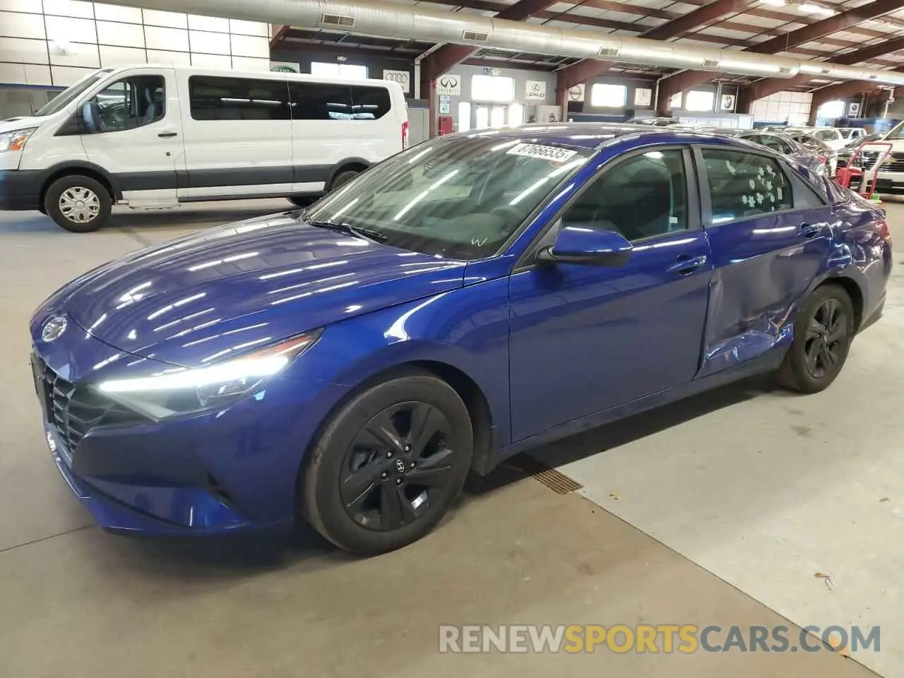 1 Photograph of a damaged car 5NPLM4AG6PH108222 HYUNDAI ELANTRA 2023