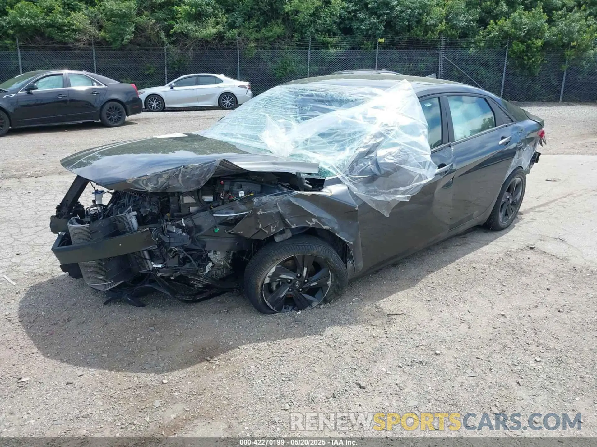 2 Photograph of a damaged car 5NPLM4AG6PH116434 HYUNDAI ELANTRA 2023