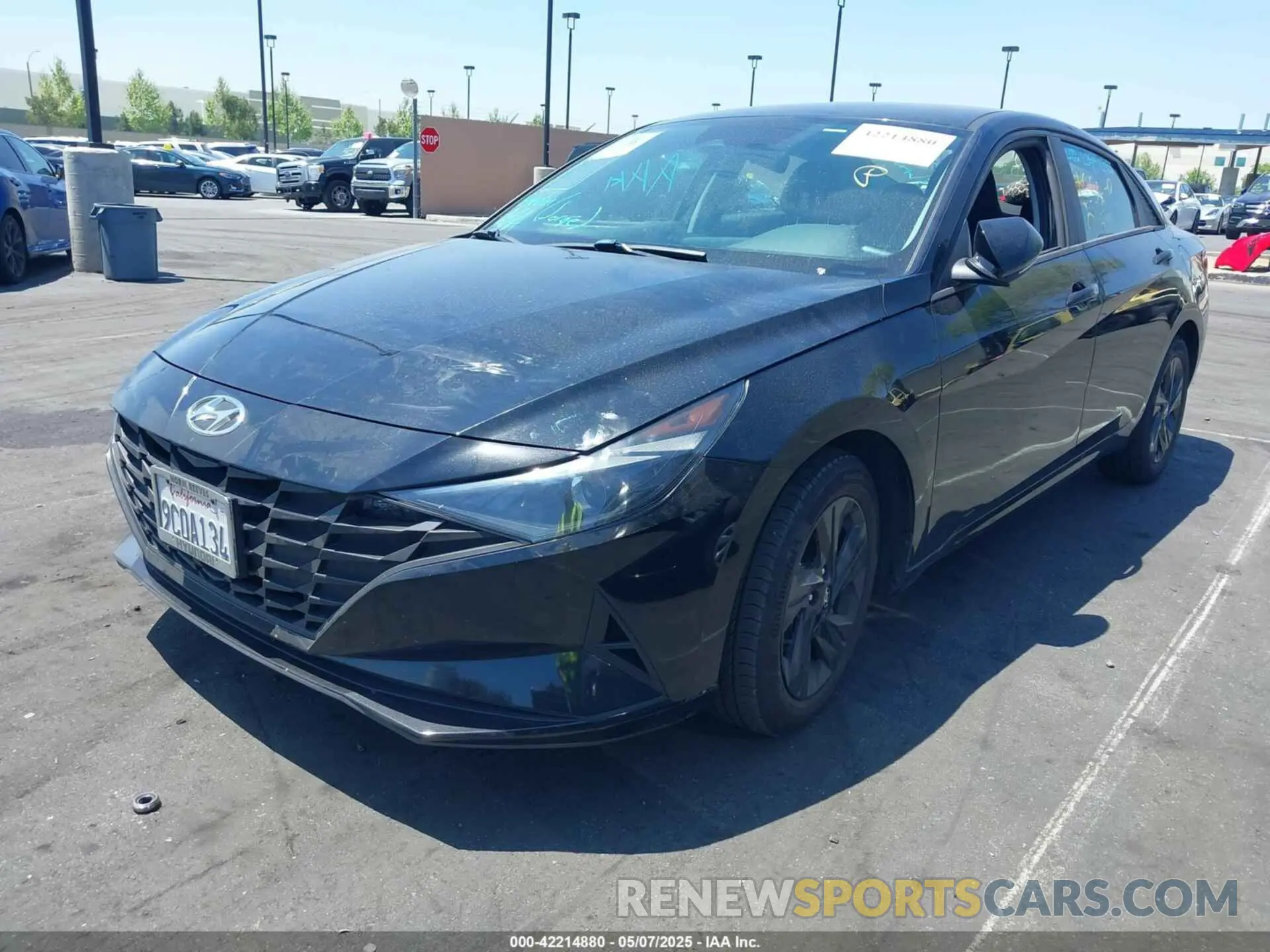 2 Photograph of a damaged car 5NPLM4AG7PH092869 HYUNDAI ELANTRA 2023