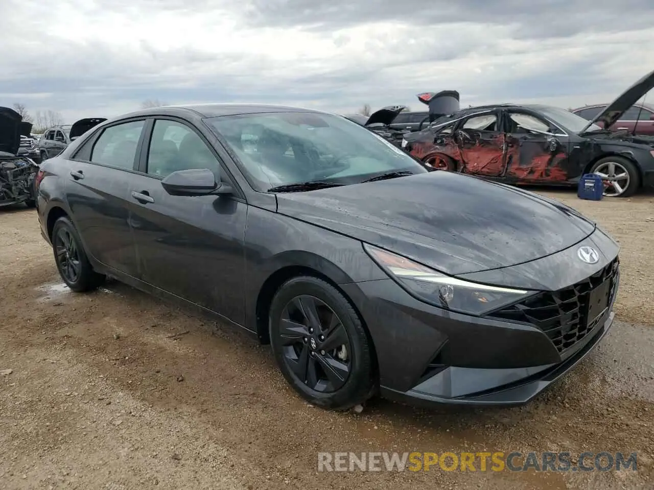 4 Photograph of a damaged car 5NPLM4AG7PH107144 HYUNDAI ELANTRA 2023
