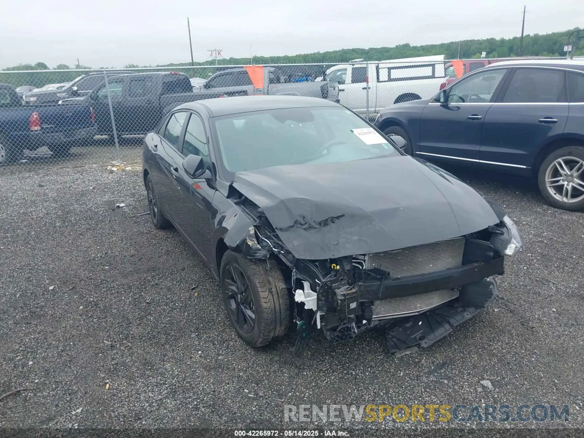 1 Photograph of a damaged car 5NPLM4AG8PH112384 HYUNDAI ELANTRA 2023
