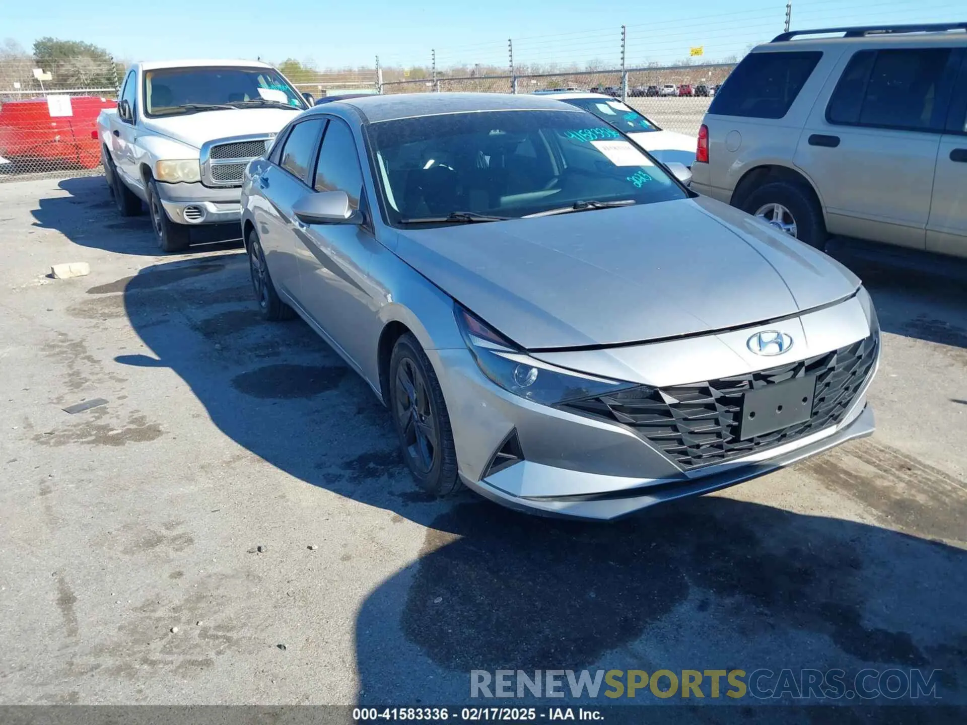 1 Photograph of a damaged car 5NPLM4AGXPH104027 HYUNDAI ELANTRA 2023