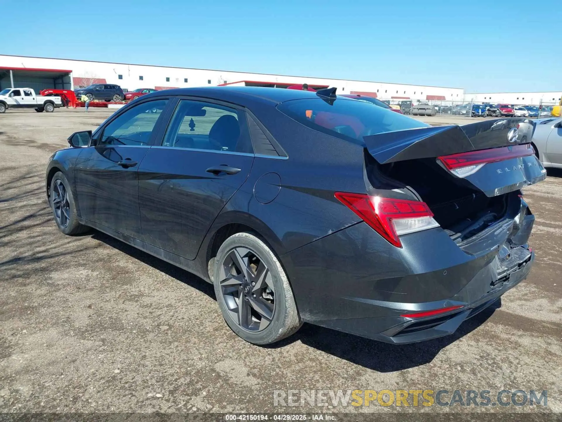 3 Фотография поврежденного автомобиля 5NPLP4AG1PH112069 HYUNDAI ELANTRA 2023