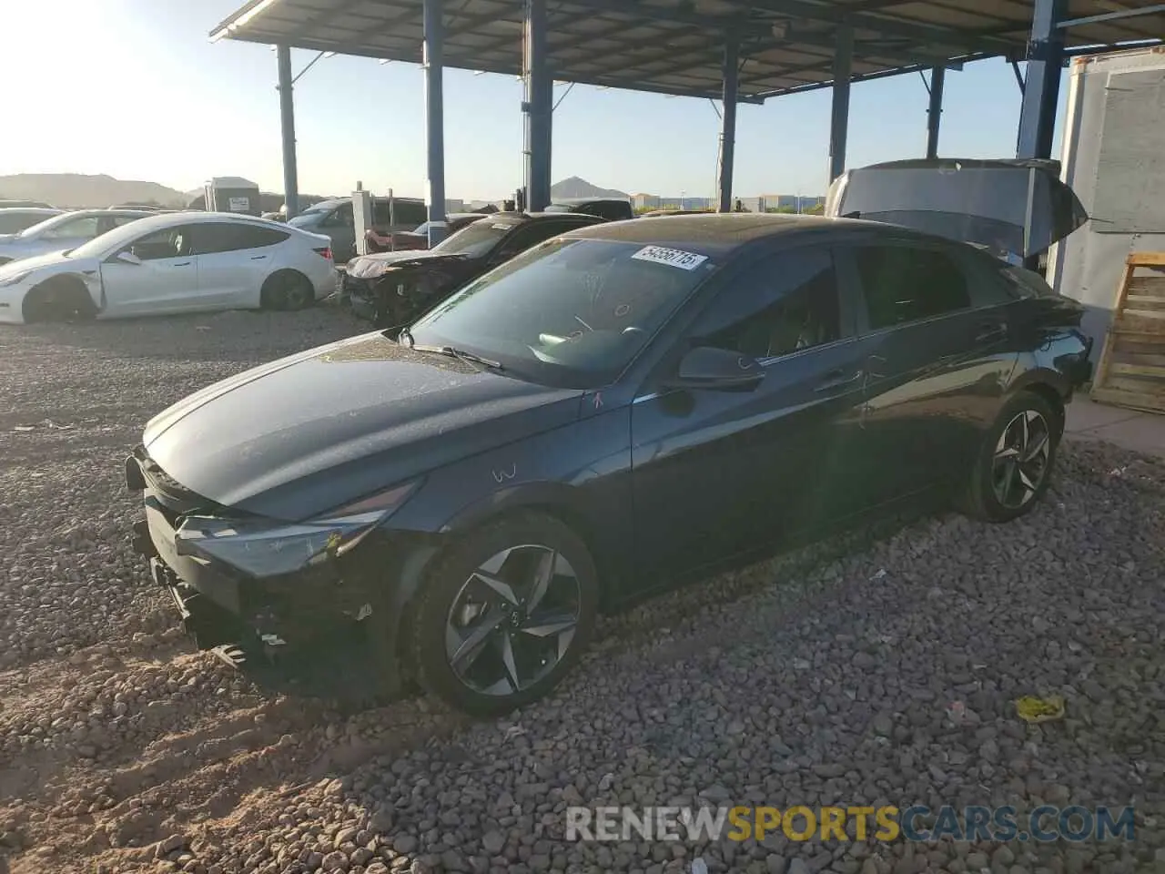 1 Photograph of a damaged car 5NPLP4AG3PH091001 HYUNDAI ELANTRA 2023