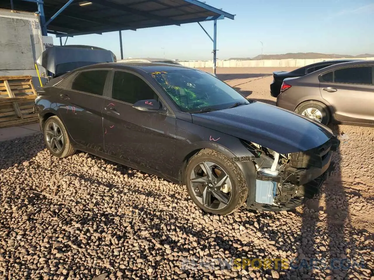 4 Photograph of a damaged car 5NPLP4AG3PH091001 HYUNDAI ELANTRA 2023