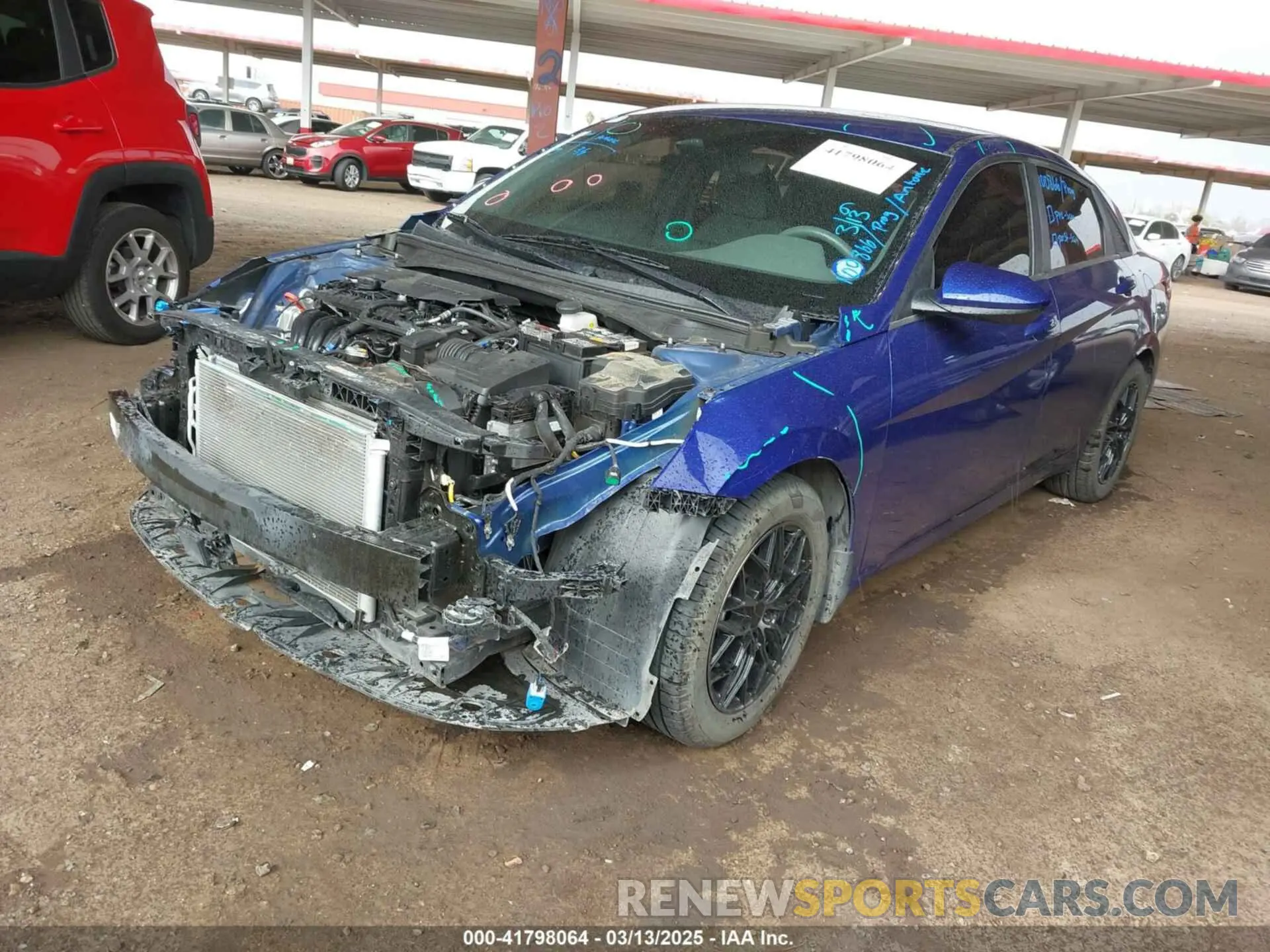 2 Photograph of a damaged car 5NPLS4AG0PH090158 HYUNDAI ELANTRA 2023