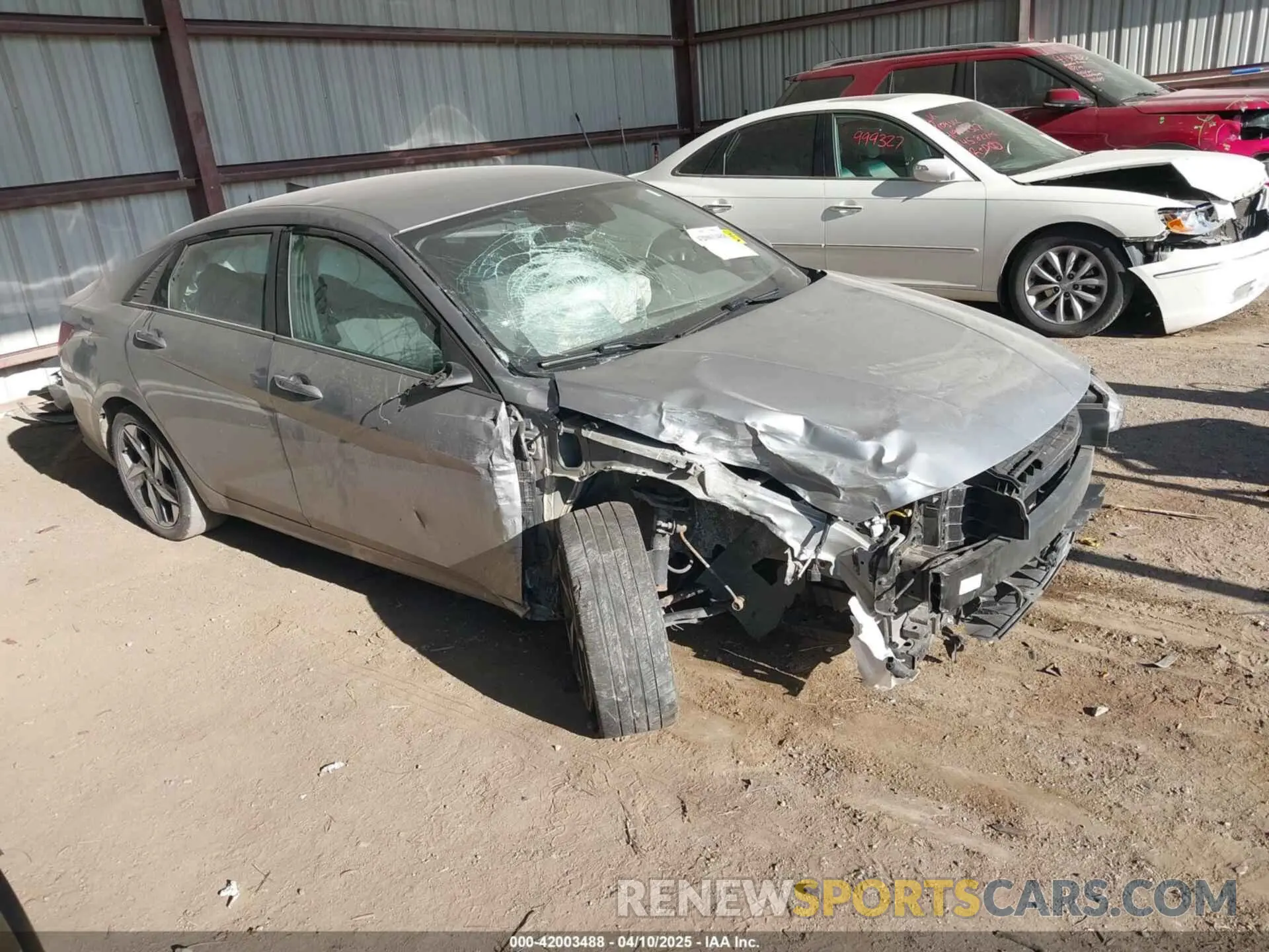 1 Photograph of a damaged car 5NPLS4AG0PH092623 HYUNDAI ELANTRA 2023