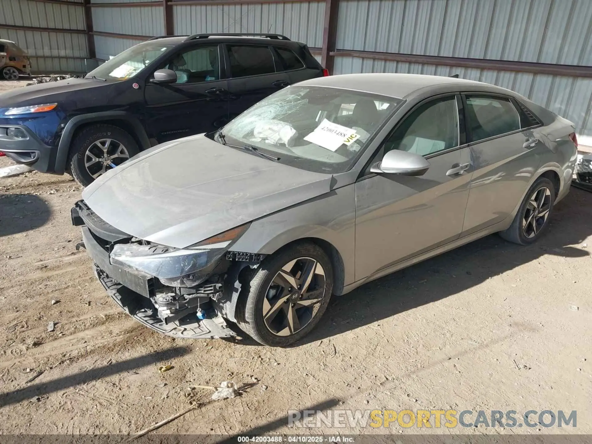 2 Photograph of a damaged car 5NPLS4AG0PH092623 HYUNDAI ELANTRA 2023