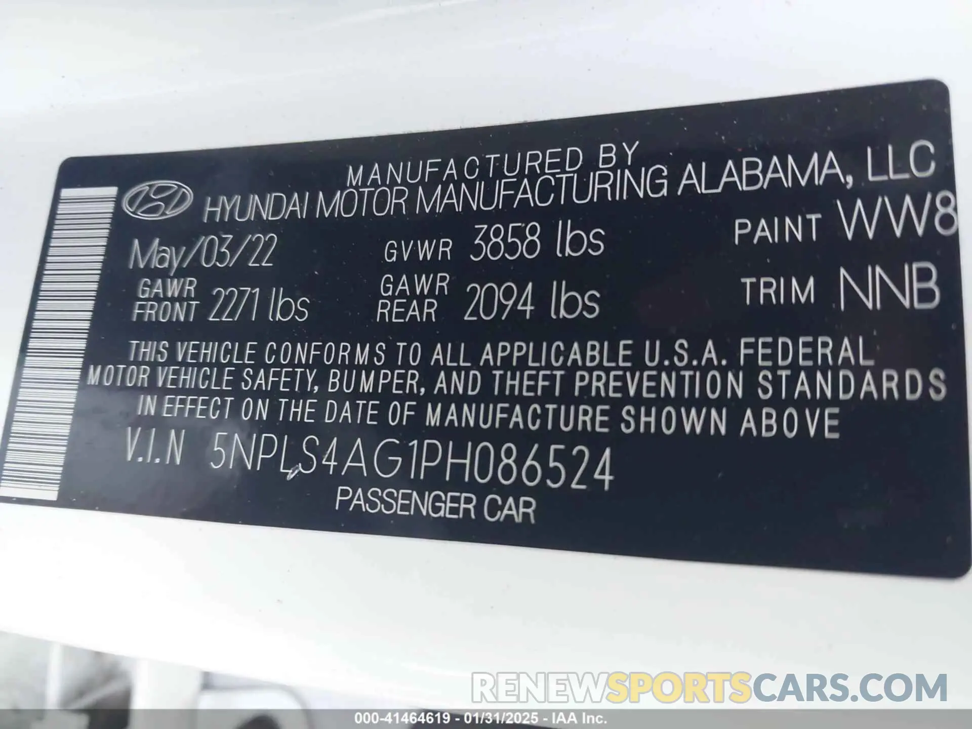 9 Photograph of a damaged car 5NPLS4AG1PH086524 HYUNDAI ELANTRA 2023