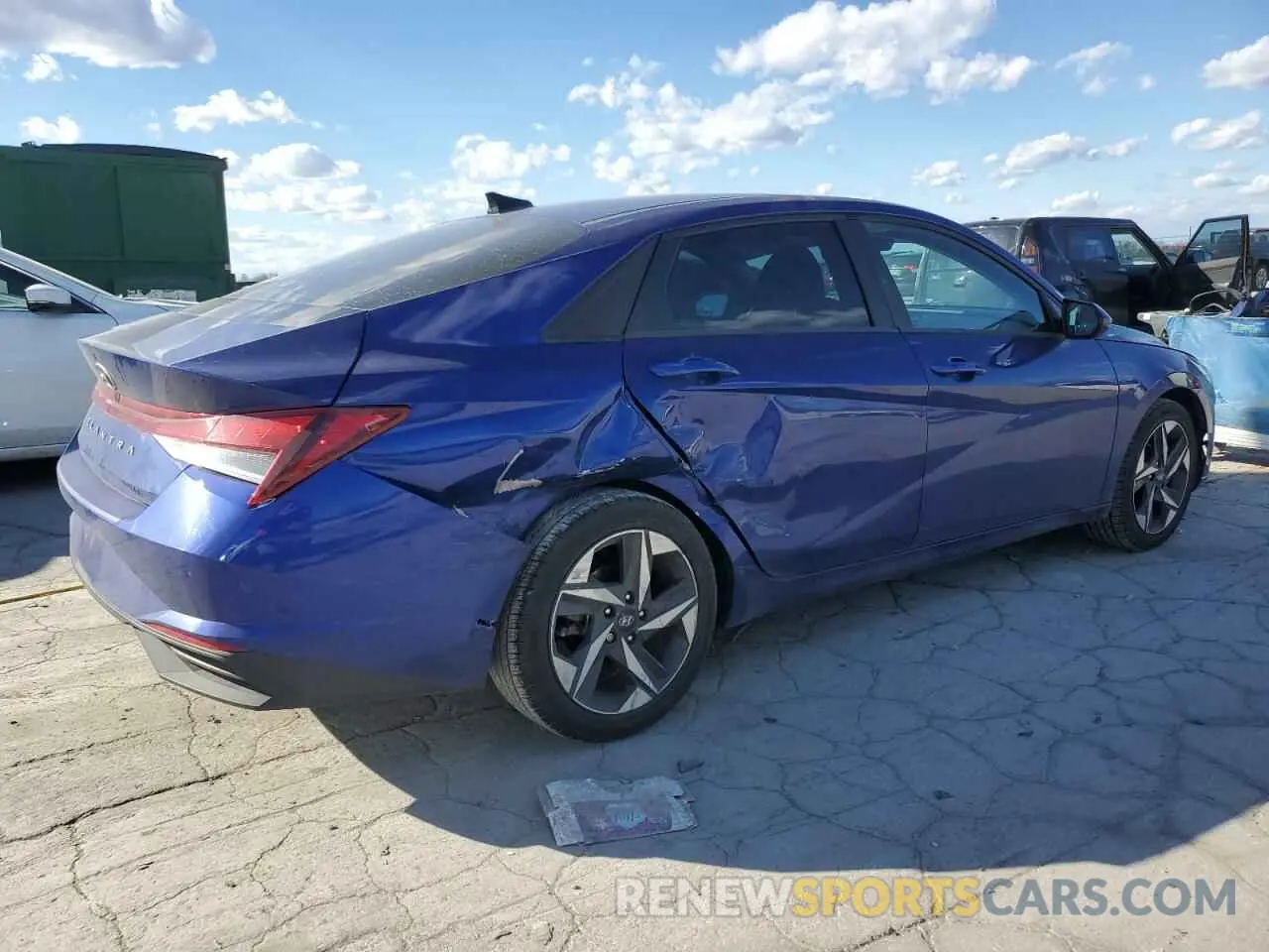 3 Фотография поврежденного автомобиля 5NPLS4AG2PH087813 HYUNDAI ELANTRA 2023
