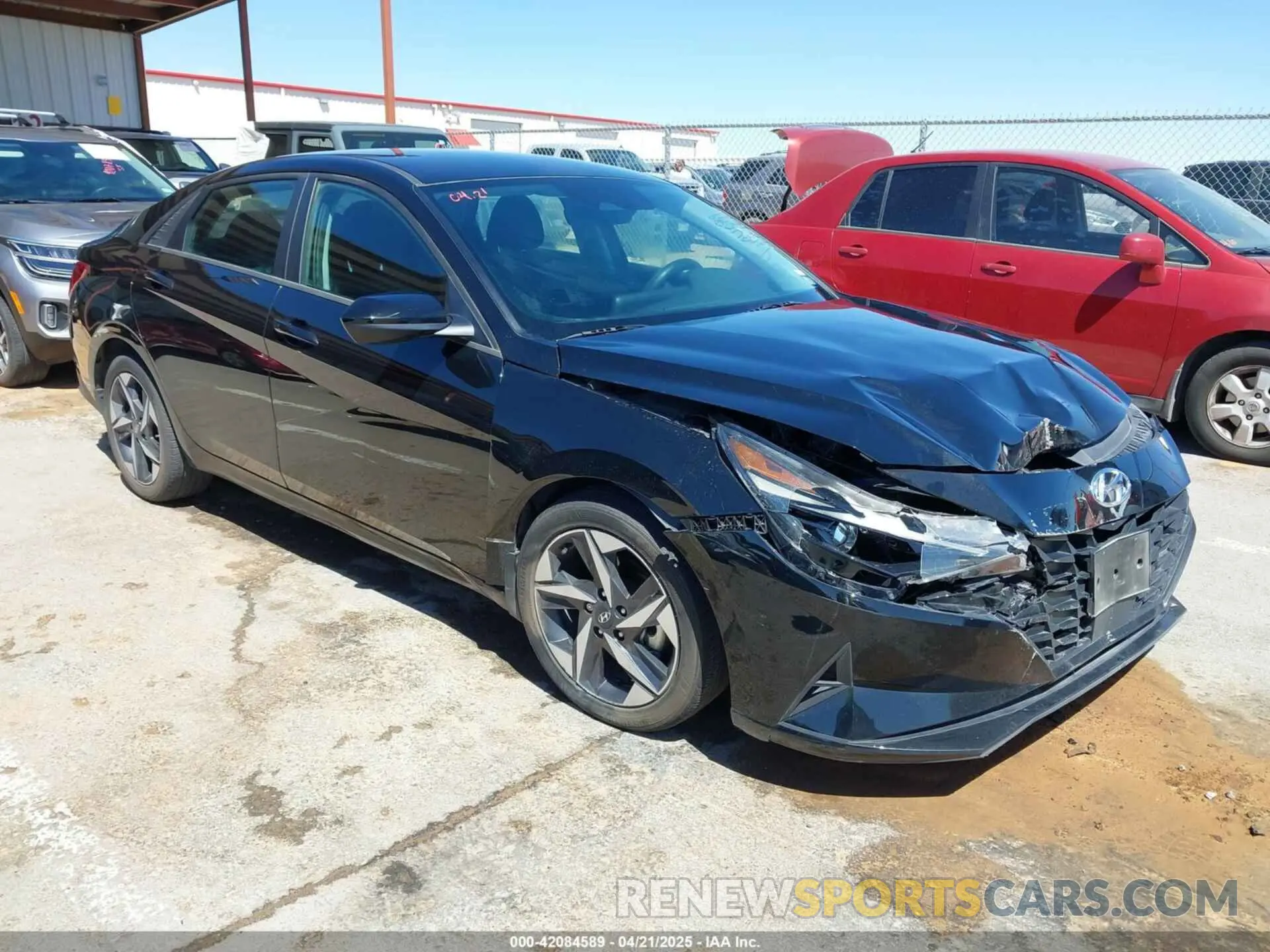 1 Photograph of a damaged car 5NPLS4AG2PH091800 HYUNDAI ELANTRA 2023