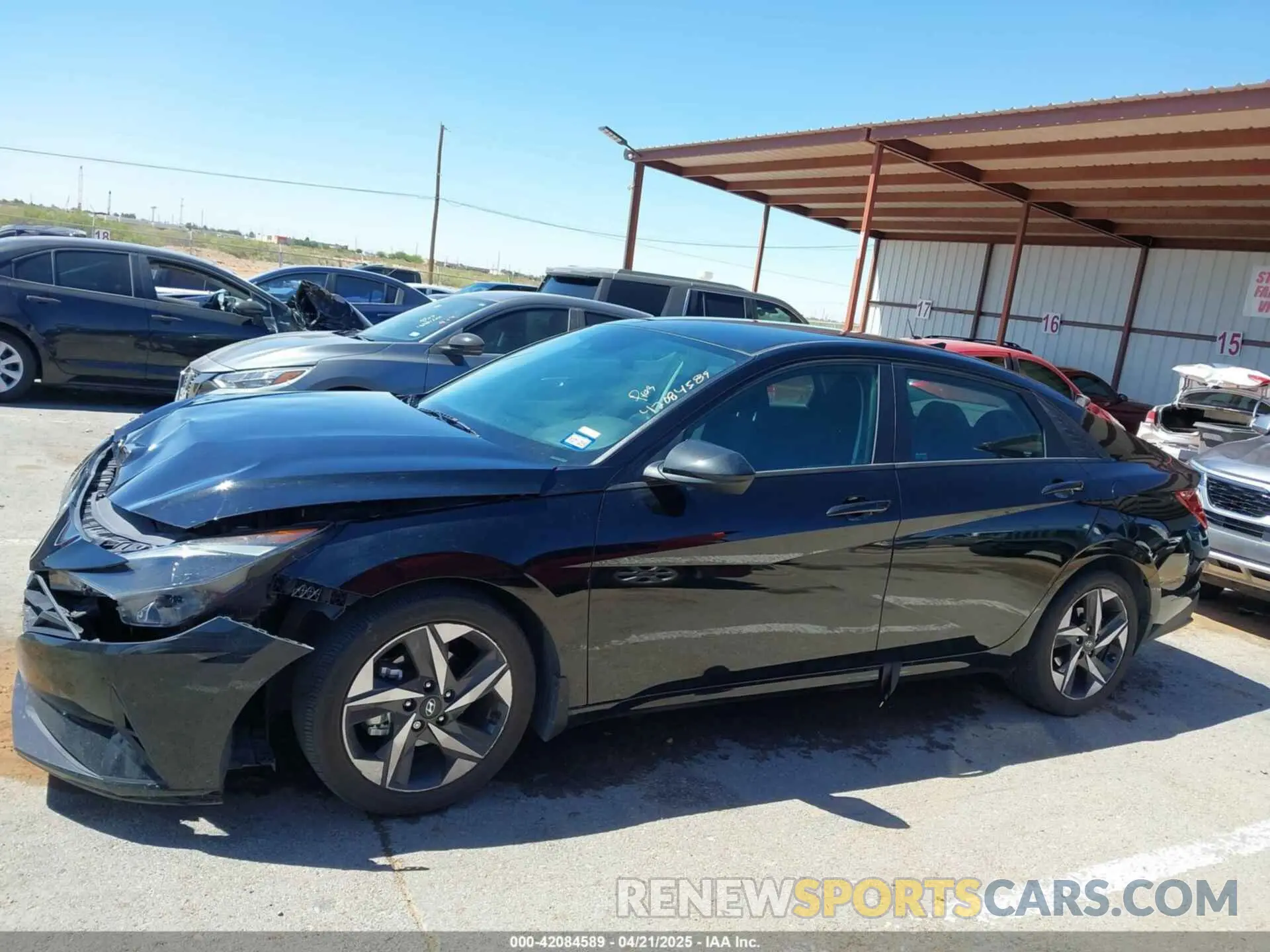 14 Photograph of a damaged car 5NPLS4AG2PH091800 HYUNDAI ELANTRA 2023