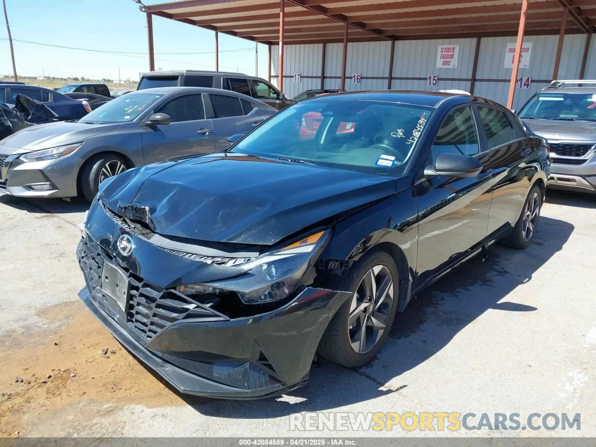 2 Photograph of a damaged car 5NPLS4AG2PH091800 HYUNDAI ELANTRA 2023