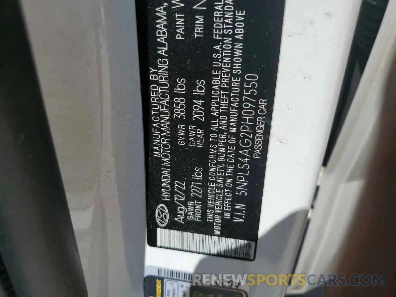 13 Фотография поврежденного автомобиля 5NPLS4AG2PH097750 HYUNDAI ELANTRA 2023