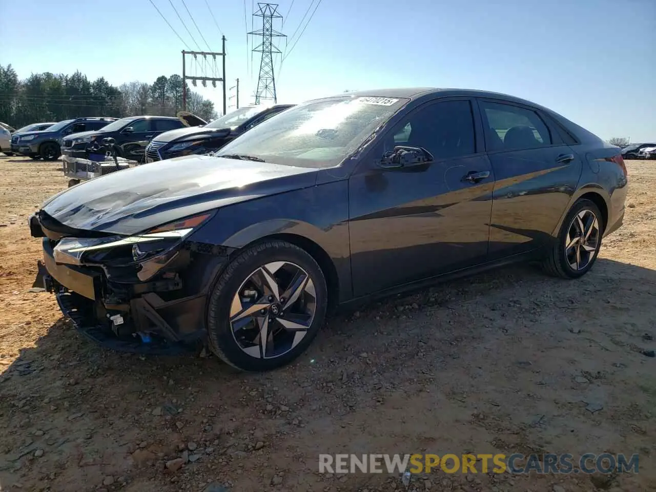 1 Фотография поврежденного автомобиля 5NPLS4AG3PH093071 HYUNDAI ELANTRA 2023