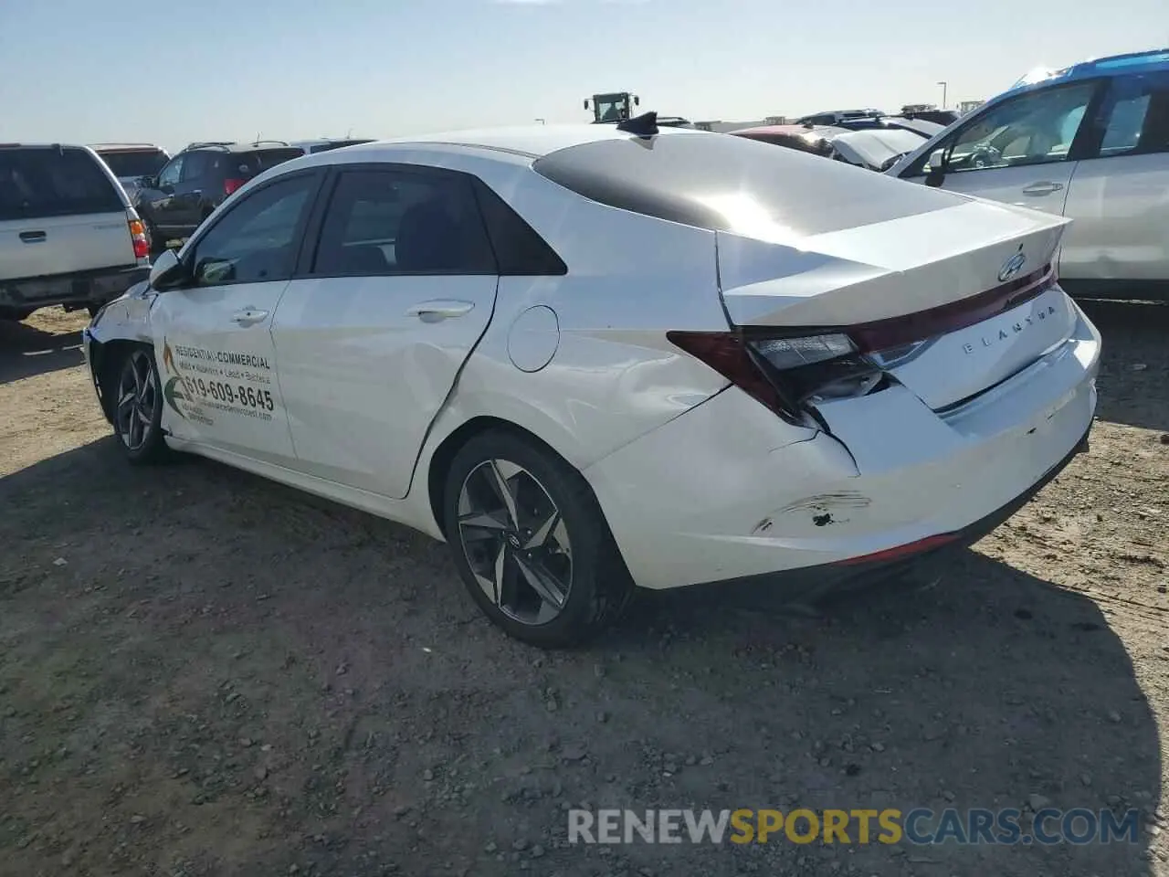 2 Фотография поврежденного автомобиля 5NPLS4AG3PH097749 HYUNDAI ELANTRA 2023