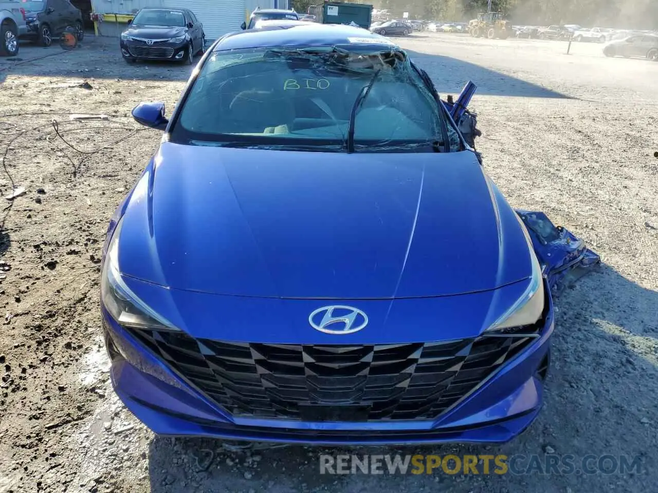 5 Фотография поврежденного автомобиля 5NPLS4AG4PH109679 HYUNDAI ELANTRA 2023