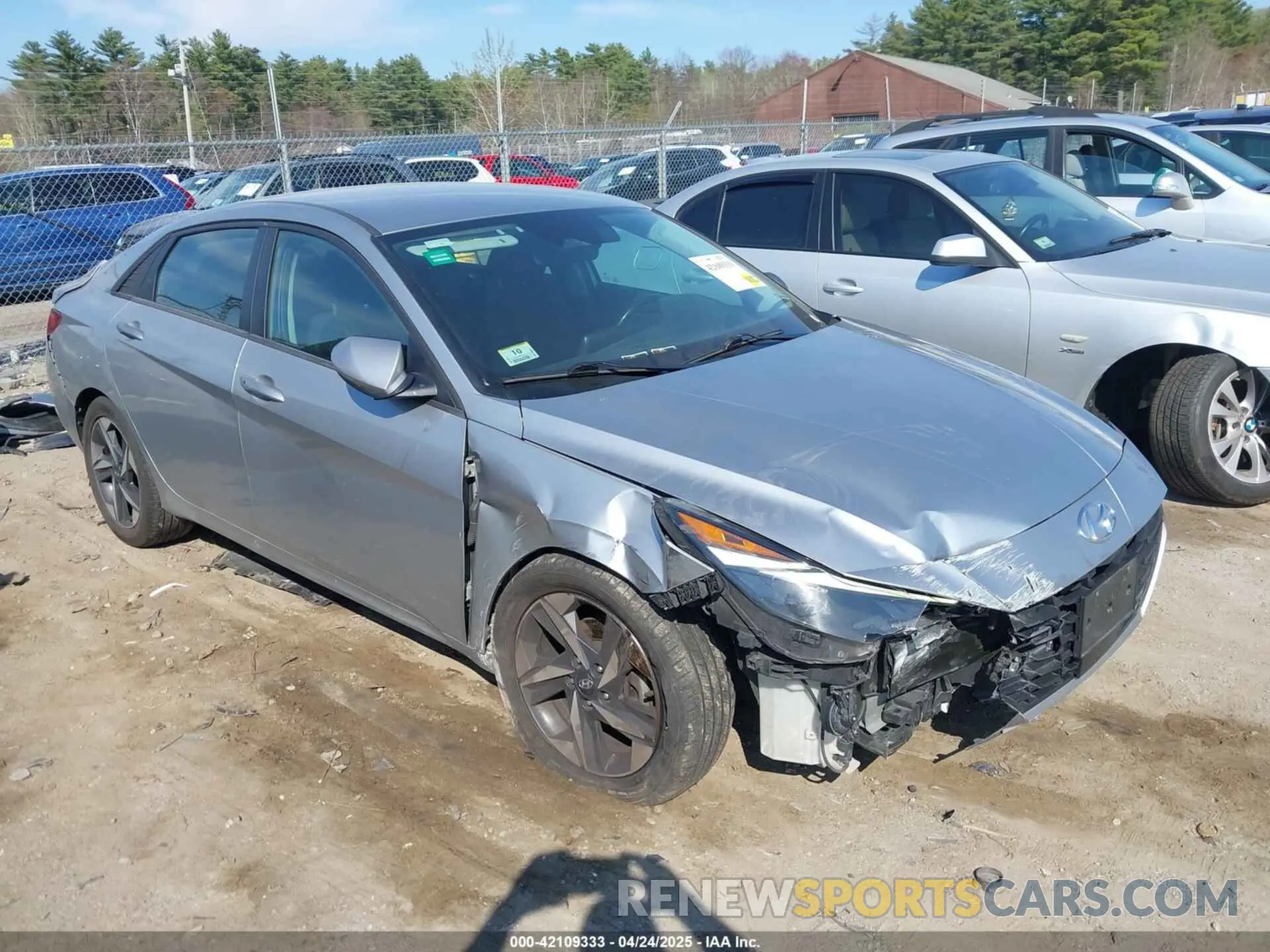 1 Photograph of a damaged car 5NPLS4AG6PH097518 HYUNDAI ELANTRA 2023