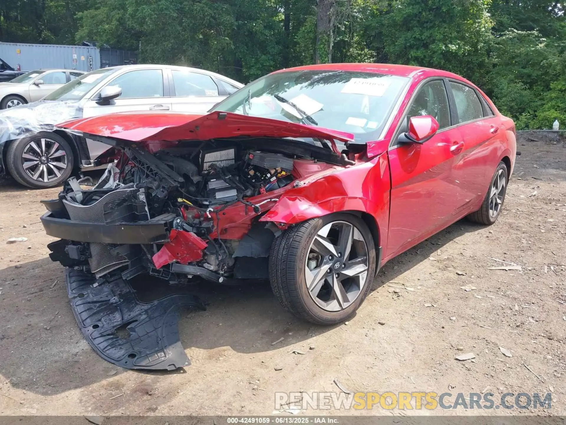 2 Photograph of a damaged car 5NPLS4AG7PH096202 HYUNDAI ELANTRA 2023
