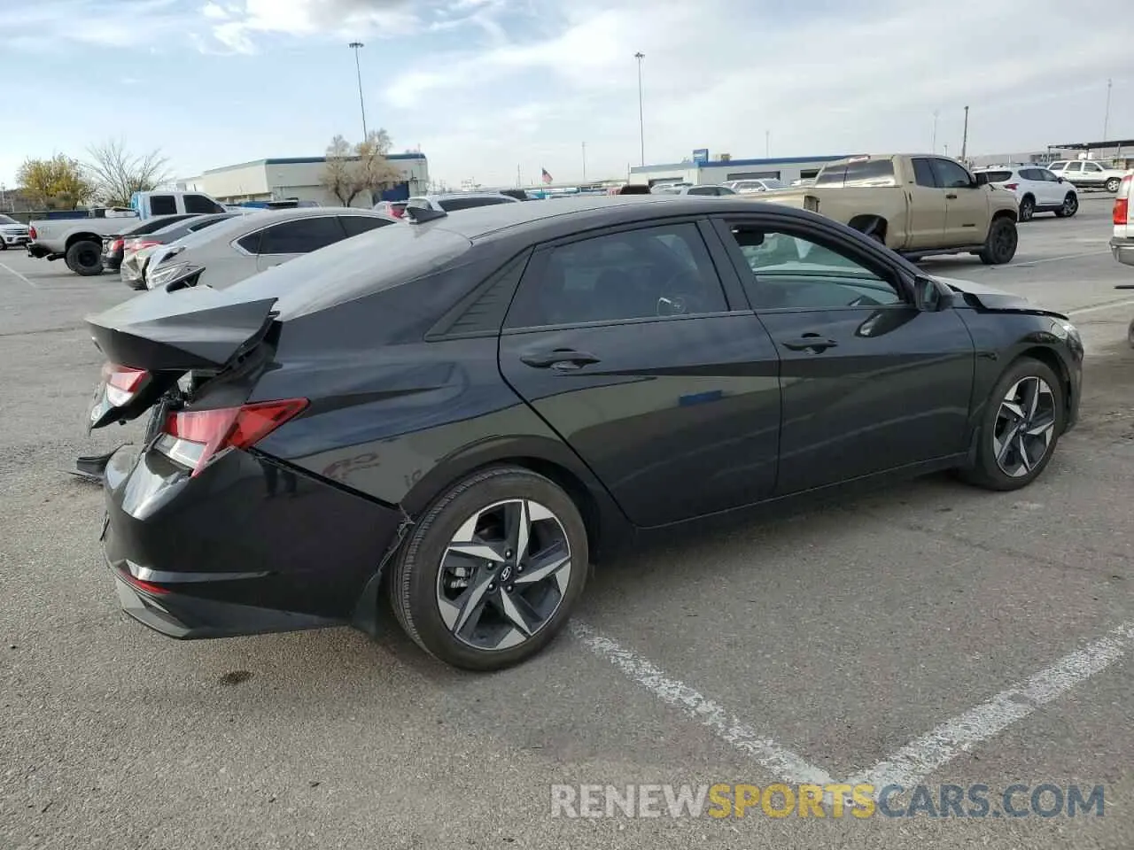 3 Фотография поврежденного автомобиля 5NPLS4AG9PH106650 HYUNDAI ELANTRA 2023
