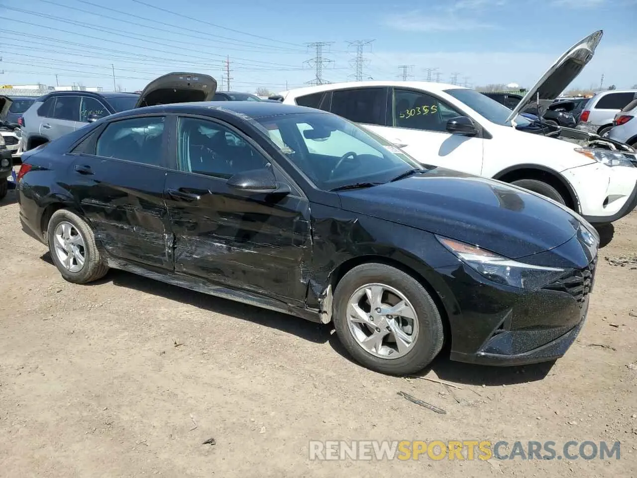 4 Фотография поврежденного автомобиля KMHLL4AG0PU466694 HYUNDAI ELANTRA 2023