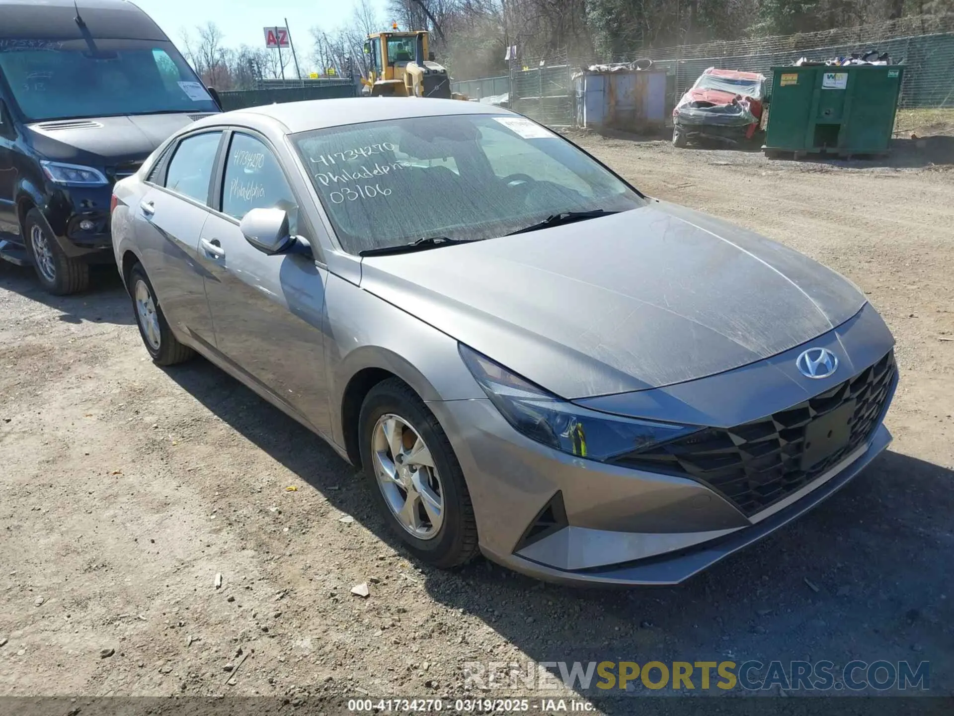 1 Photograph of a damaged car KMHLL4AG1PU454862 HYUNDAI ELANTRA 2023