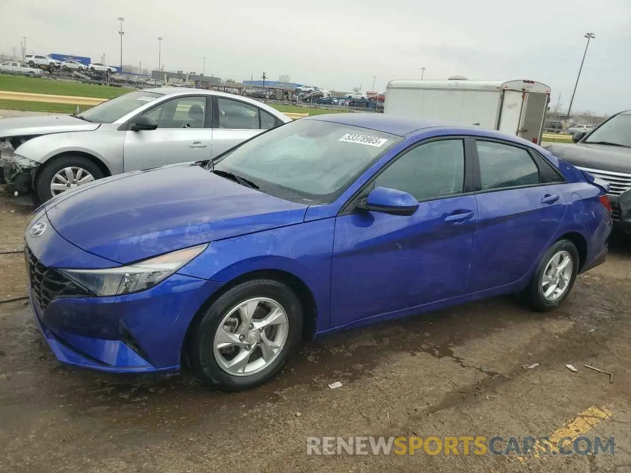 1 Photograph of a damaged car KMHLL4AG2PU455874 HYUNDAI ELANTRA 2023