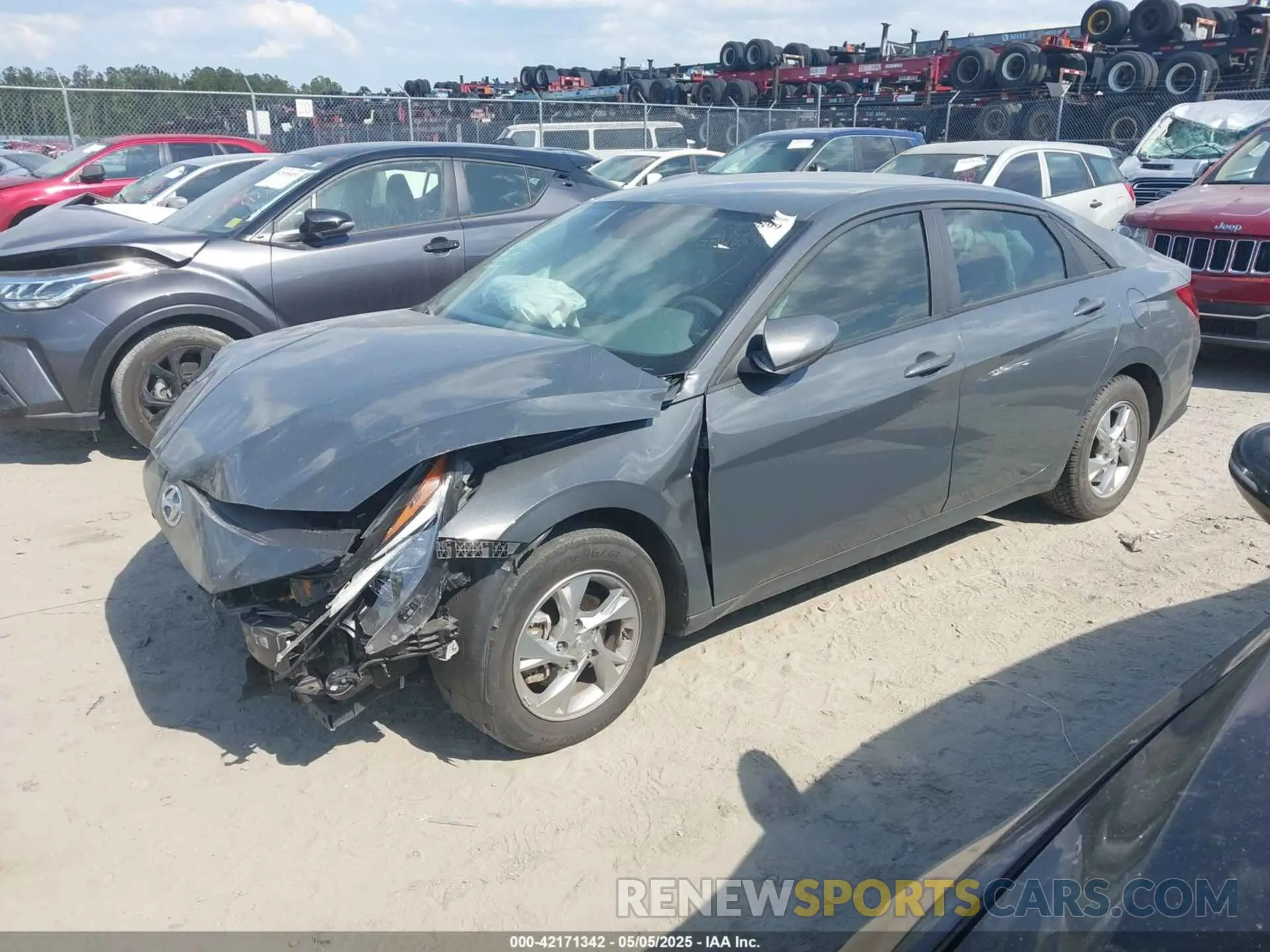 2 Фотография поврежденного автомобиля KMHLL4AG2PU631807 HYUNDAI ELANTRA 2023