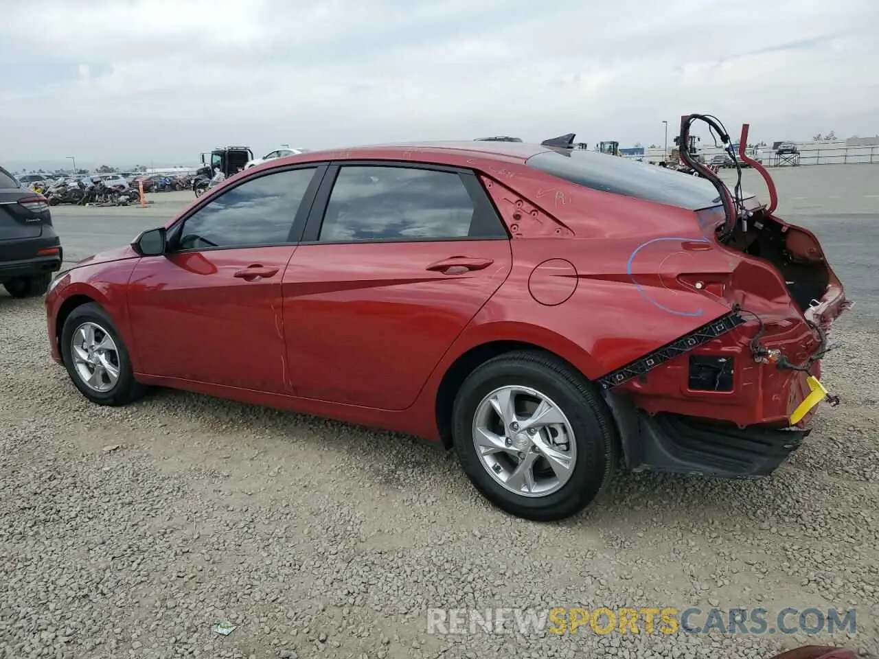 2 Photograph of a damaged car KMHLL4AG5PU633356 HYUNDAI ELANTRA 2023