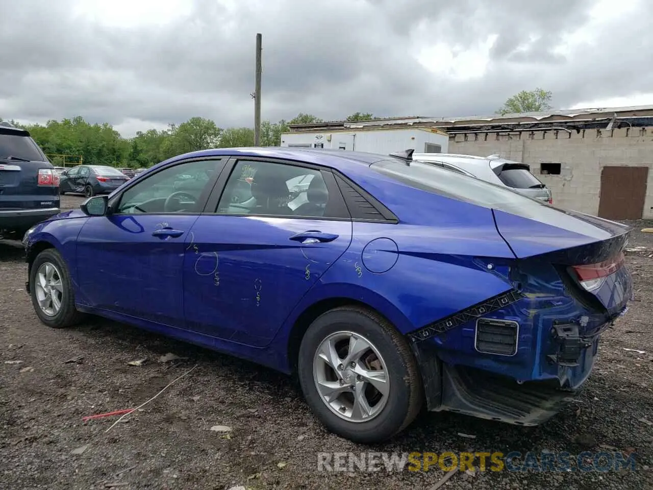 2 Photograph of a damaged car KMHLL4AGXPU548688 HYUNDAI ELANTRA 2023