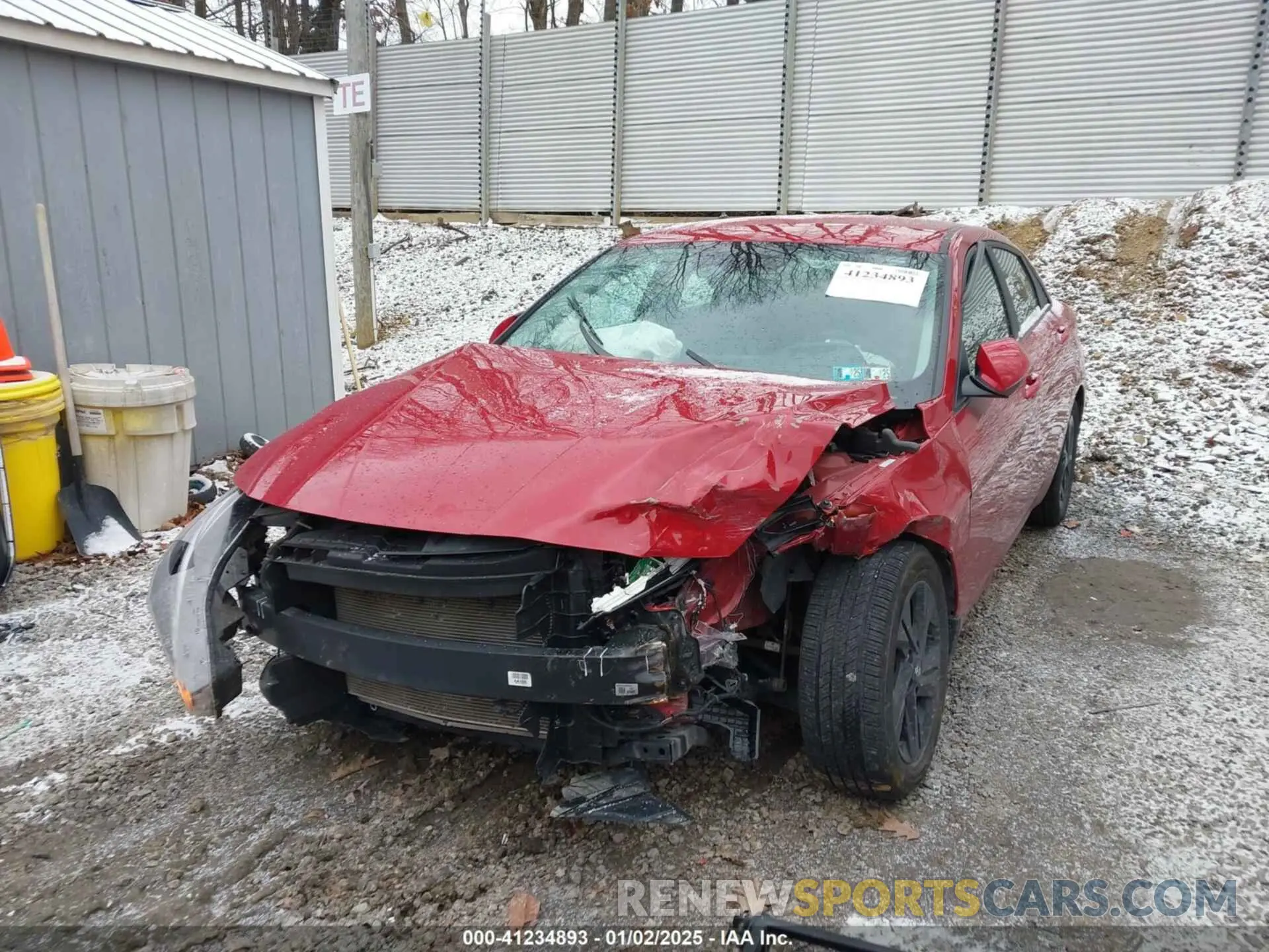 6 Фотография поврежденного автомобиля KMHLM4AG0PU460181 HYUNDAI ELANTRA 2023