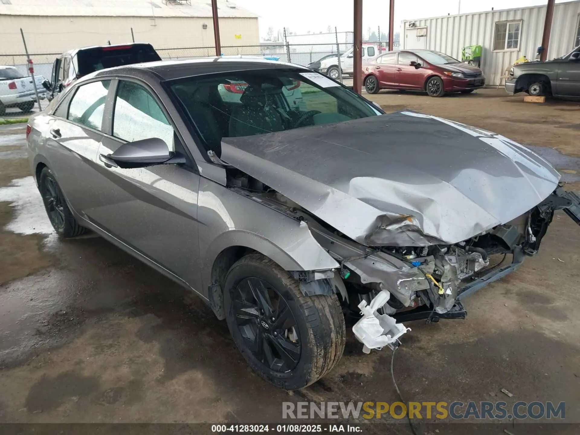 1 Photograph of a damaged car KMHLM4AG0PU481256 HYUNDAI ELANTRA 2023