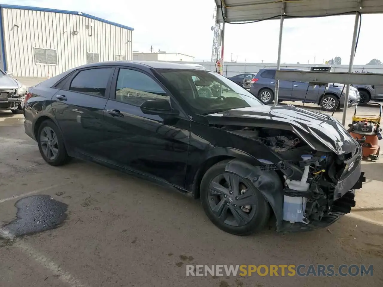 4 Photograph of a damaged car KMHLM4AG1PU373079 HYUNDAI ELANTRA 2023