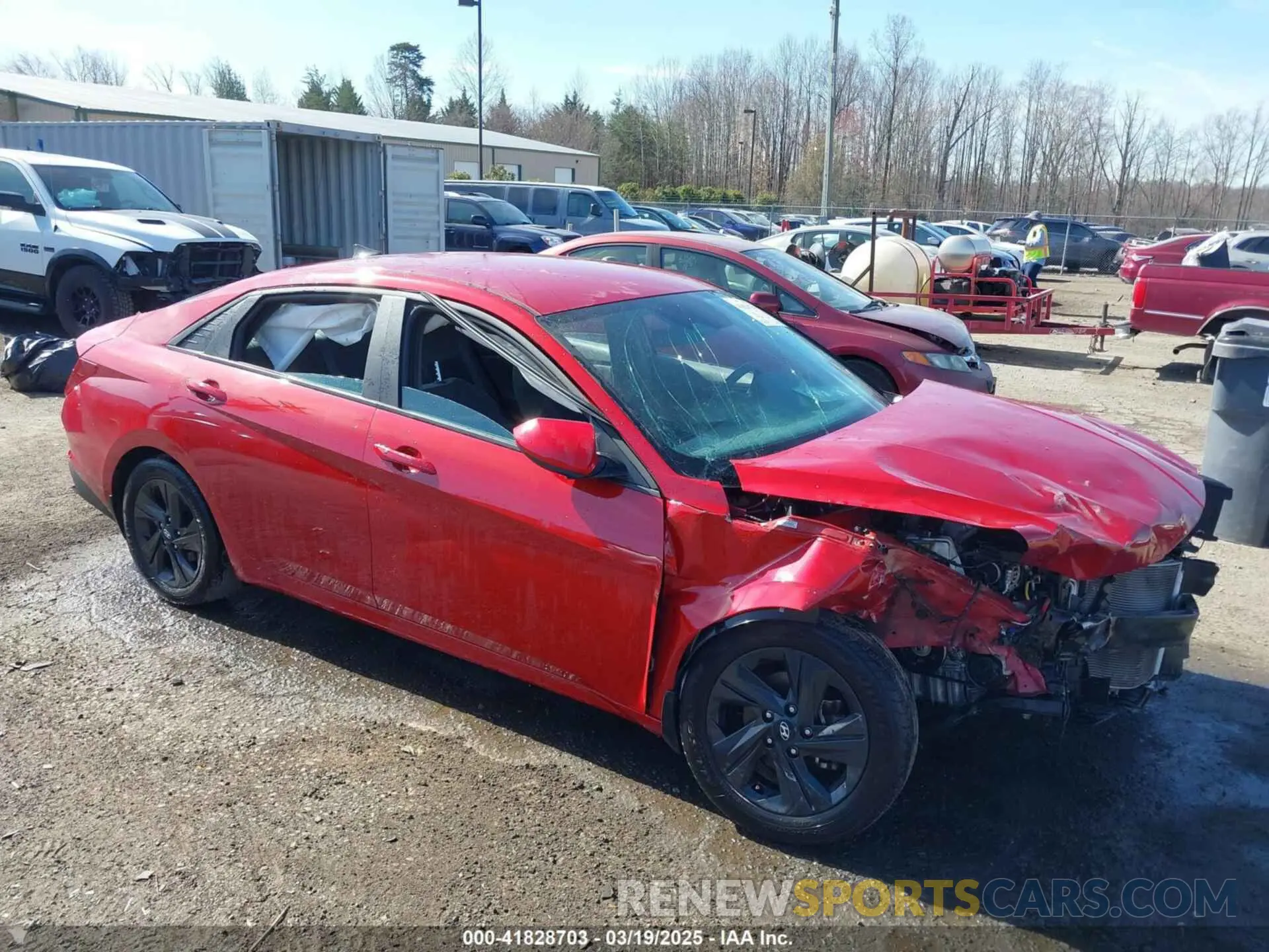 1 Photograph of a damaged car KMHLM4AG1PU431675 HYUNDAI ELANTRA 2023