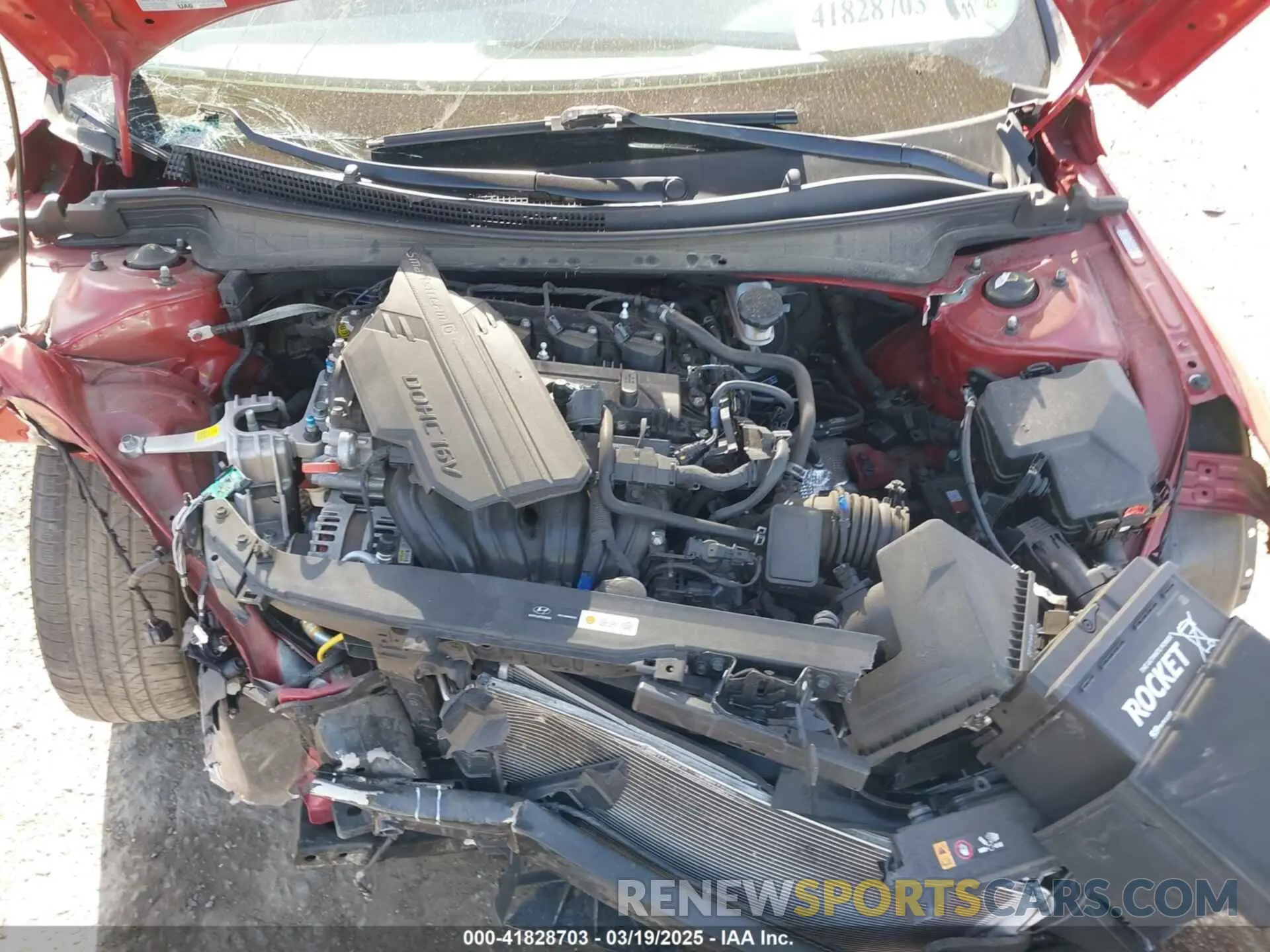 10 Photograph of a damaged car KMHLM4AG1PU431675 HYUNDAI ELANTRA 2023