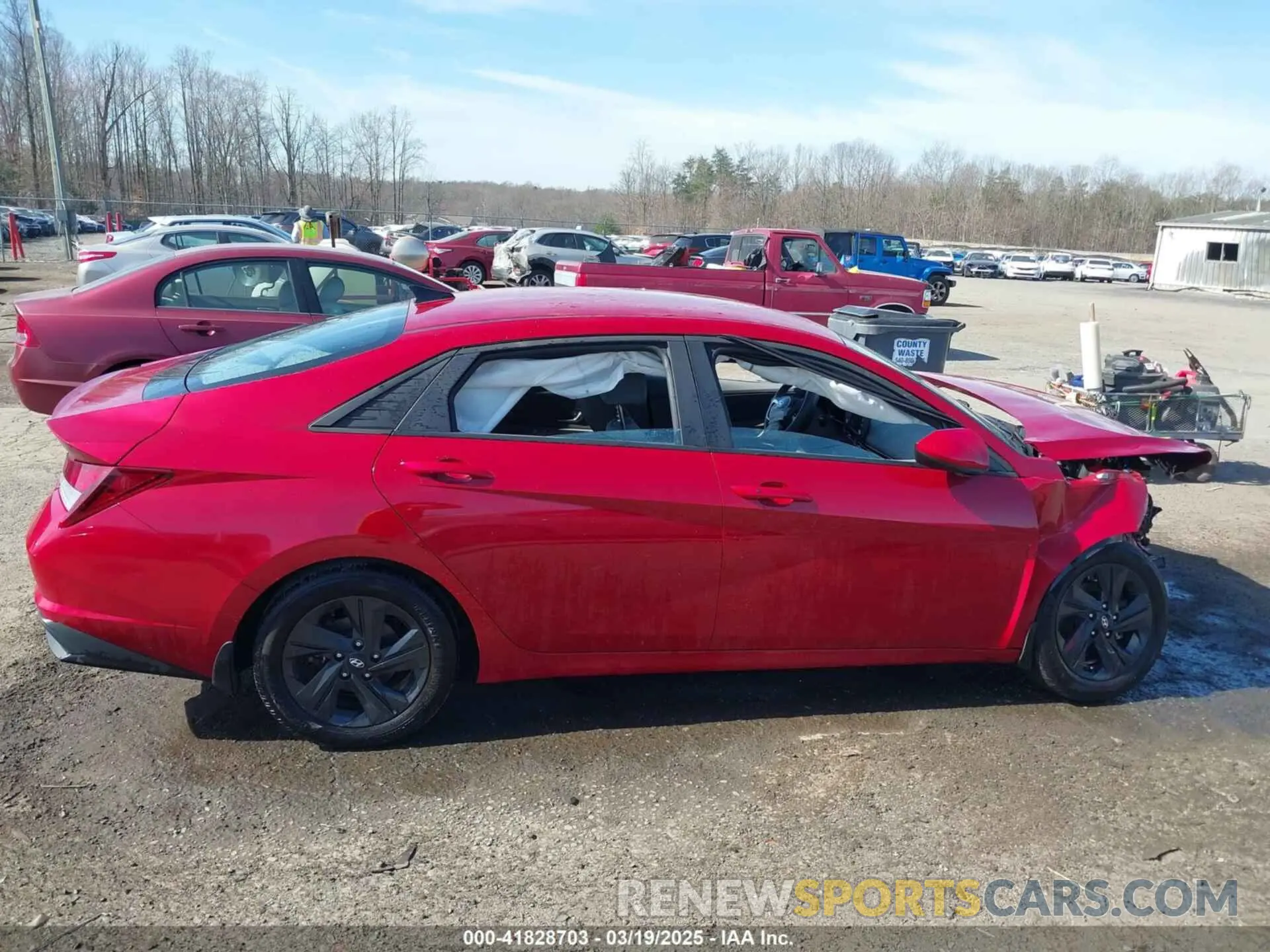 13 Photograph of a damaged car KMHLM4AG1PU431675 HYUNDAI ELANTRA 2023