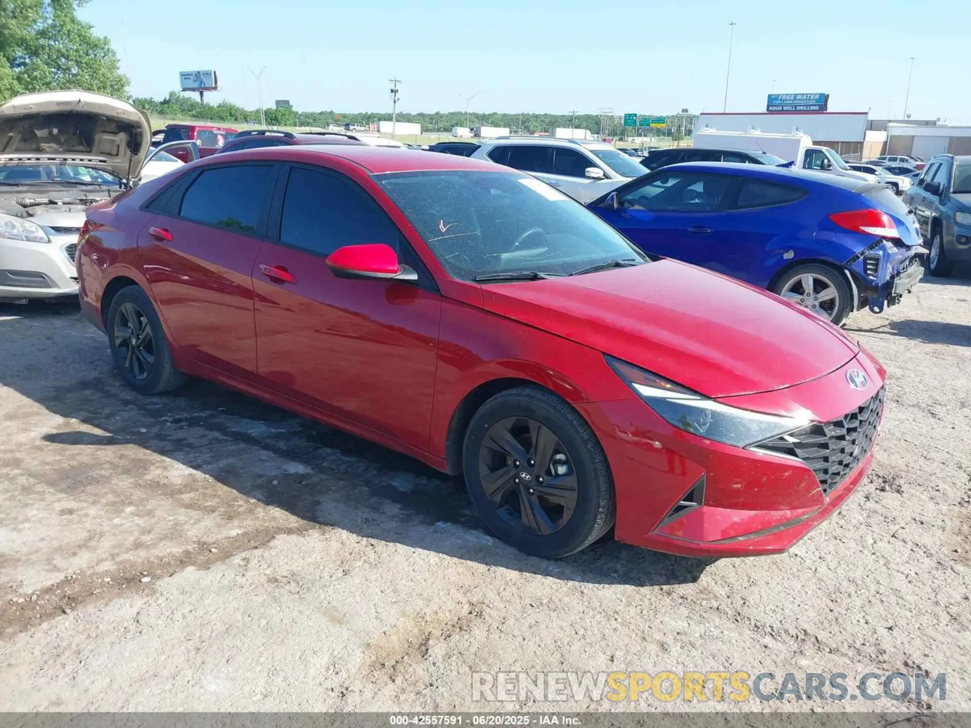 1 Photograph of a damaged car KMHLM4AG1PU467138 HYUNDAI ELANTRA 2023