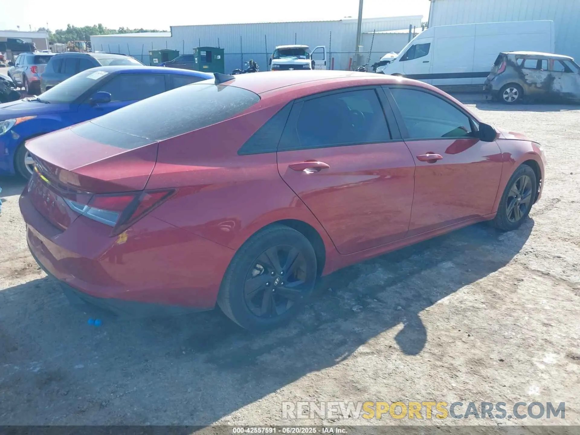4 Photograph of a damaged car KMHLM4AG1PU467138 HYUNDAI ELANTRA 2023