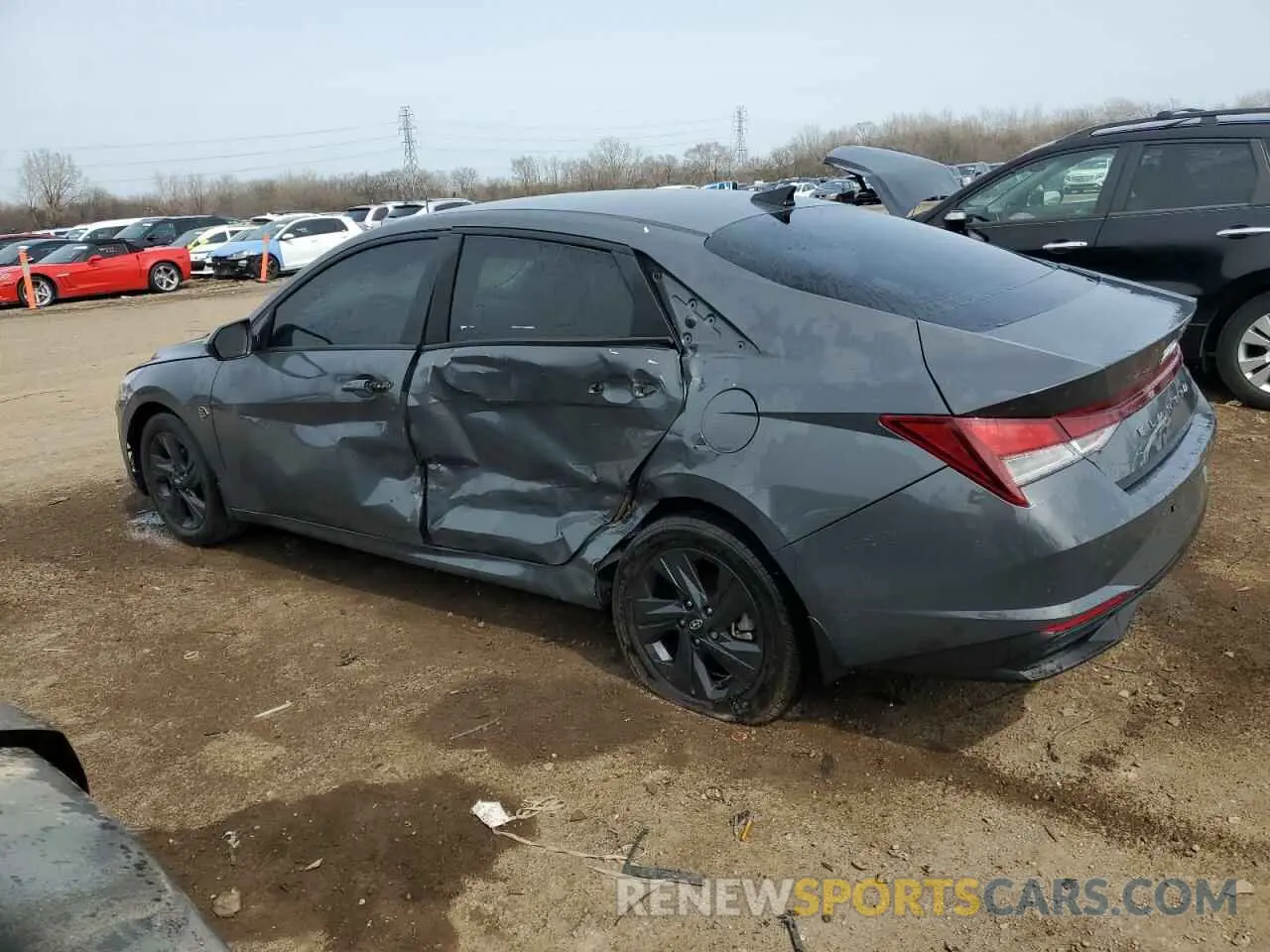 2 Фотография поврежденного автомобиля KMHLM4AG1PU594326 HYUNDAI ELANTRA 2023